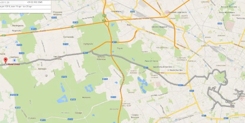 Area and facilities in Hotel Motel Ovest