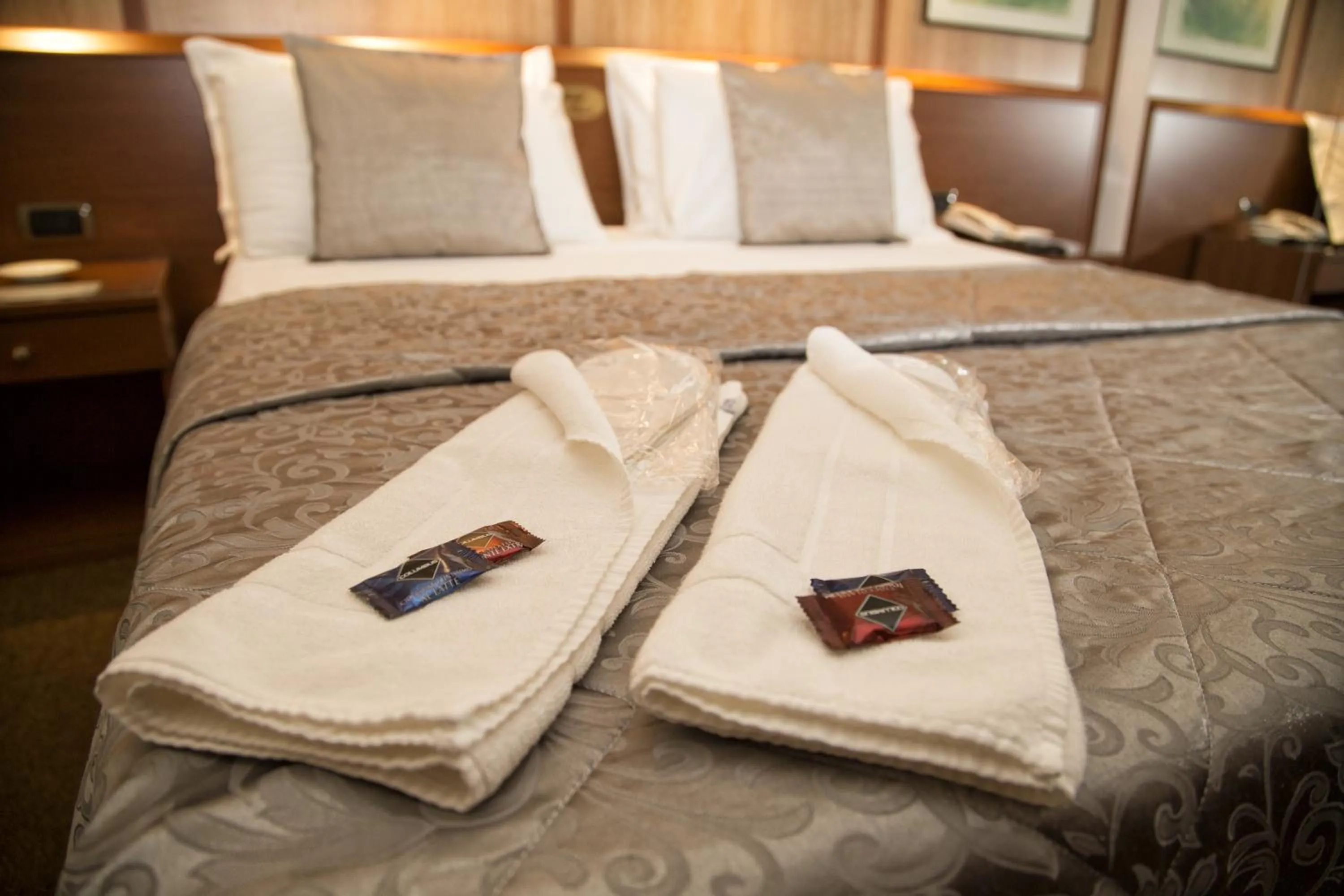 Bed in Hotel Motel Ovest