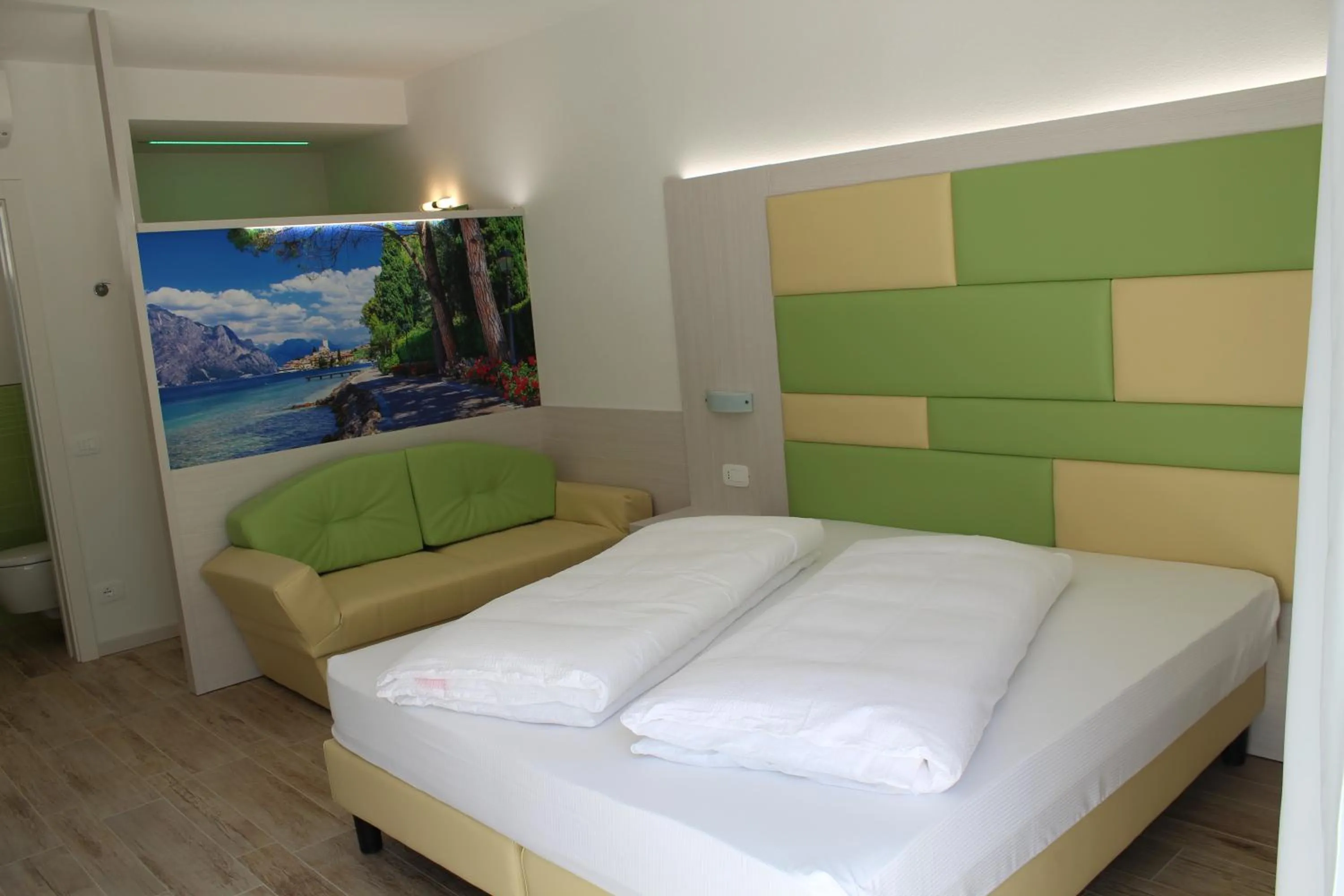 Bed in Hotel Augusta