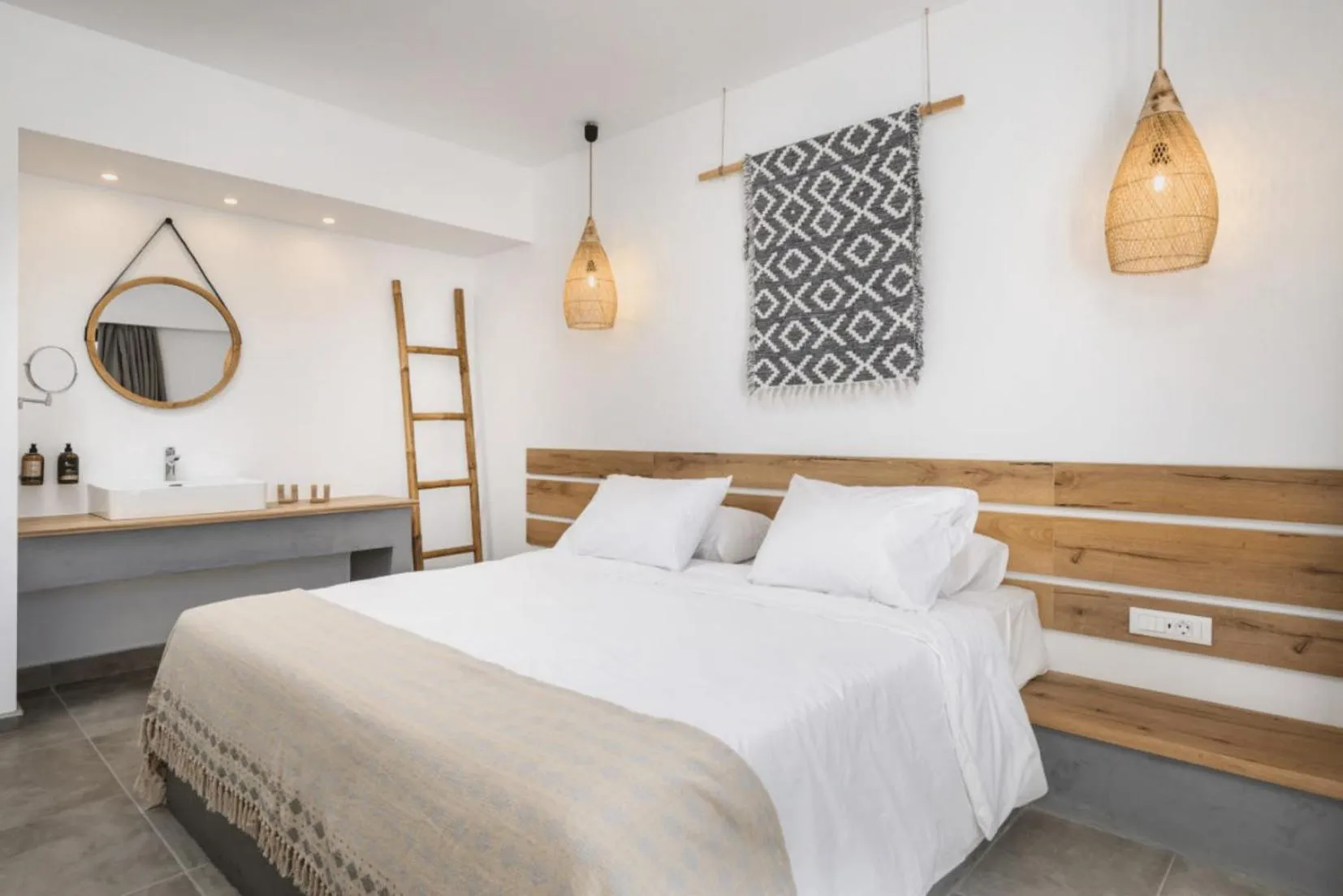 Bed in Summer Village of Hippokrates - Adults only