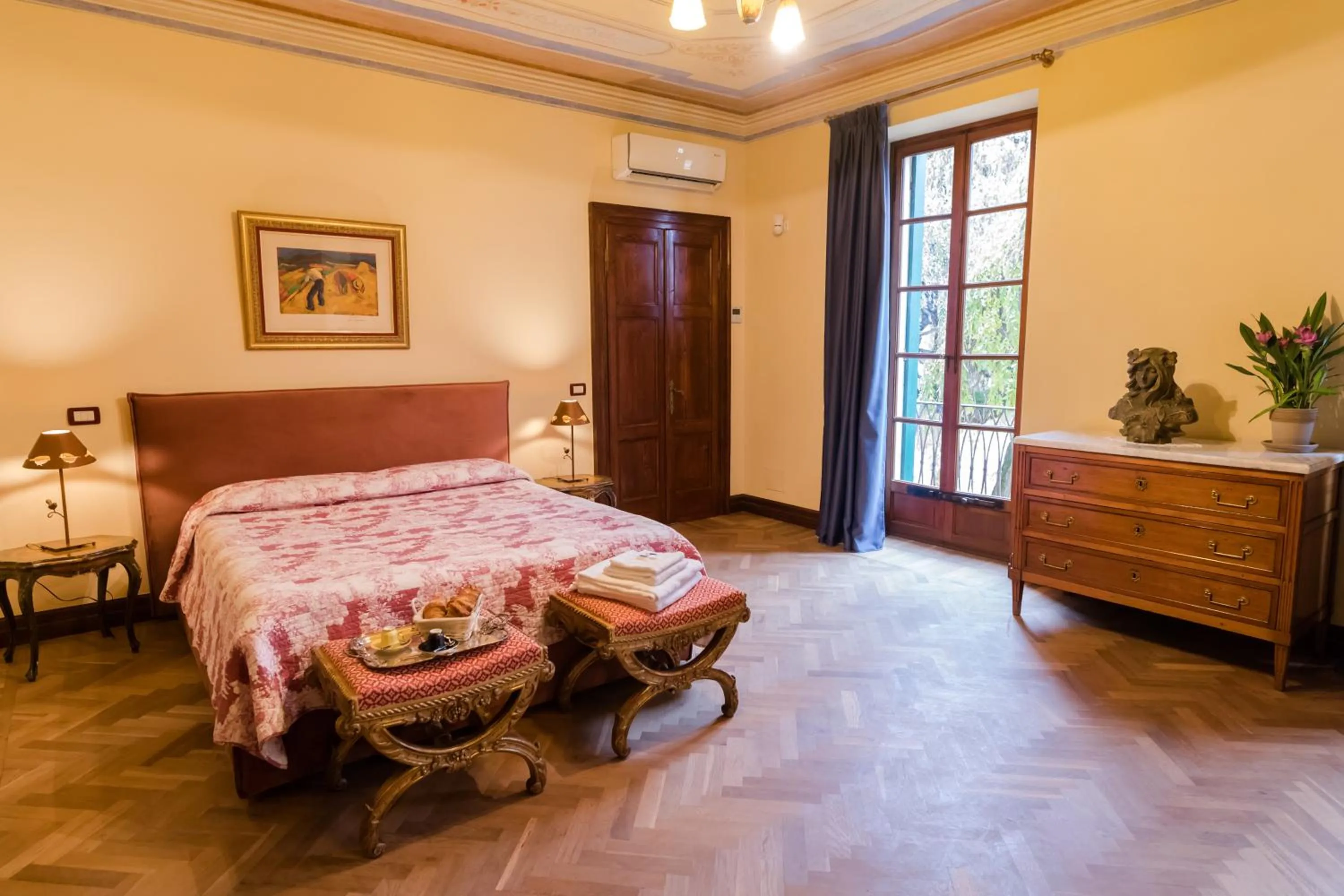 Bedroom, Bed in Villa Nichesola