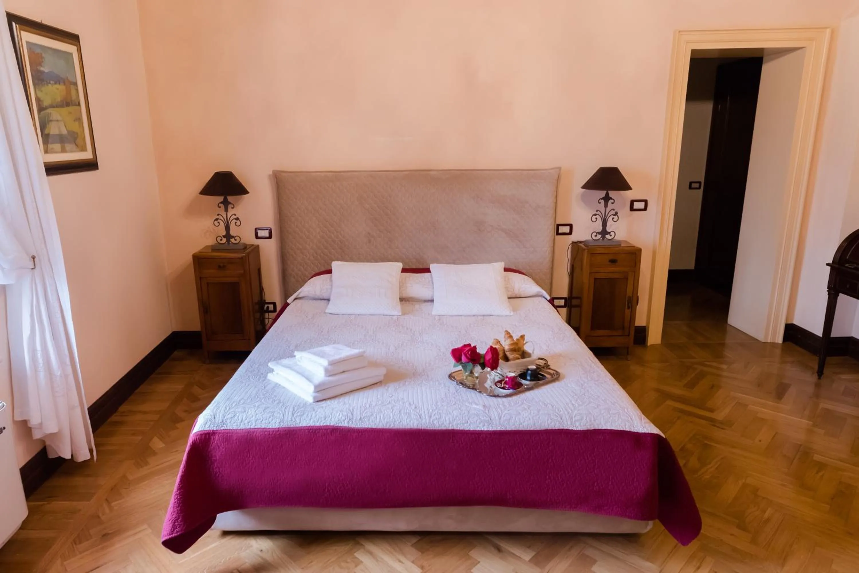 Bedroom, Bed in Villa Nichesola