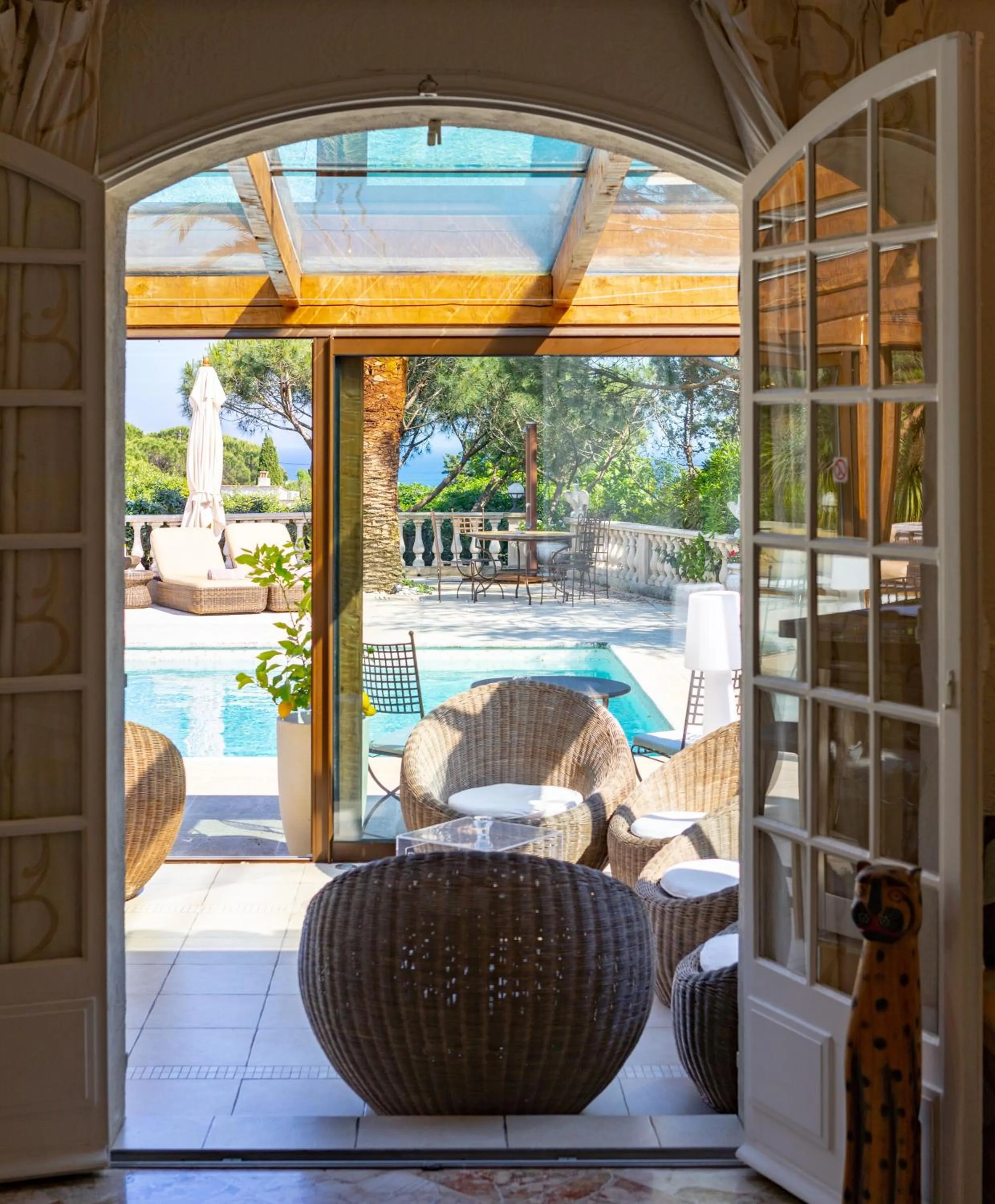 Living room in Le Pavillon de Pampelonne