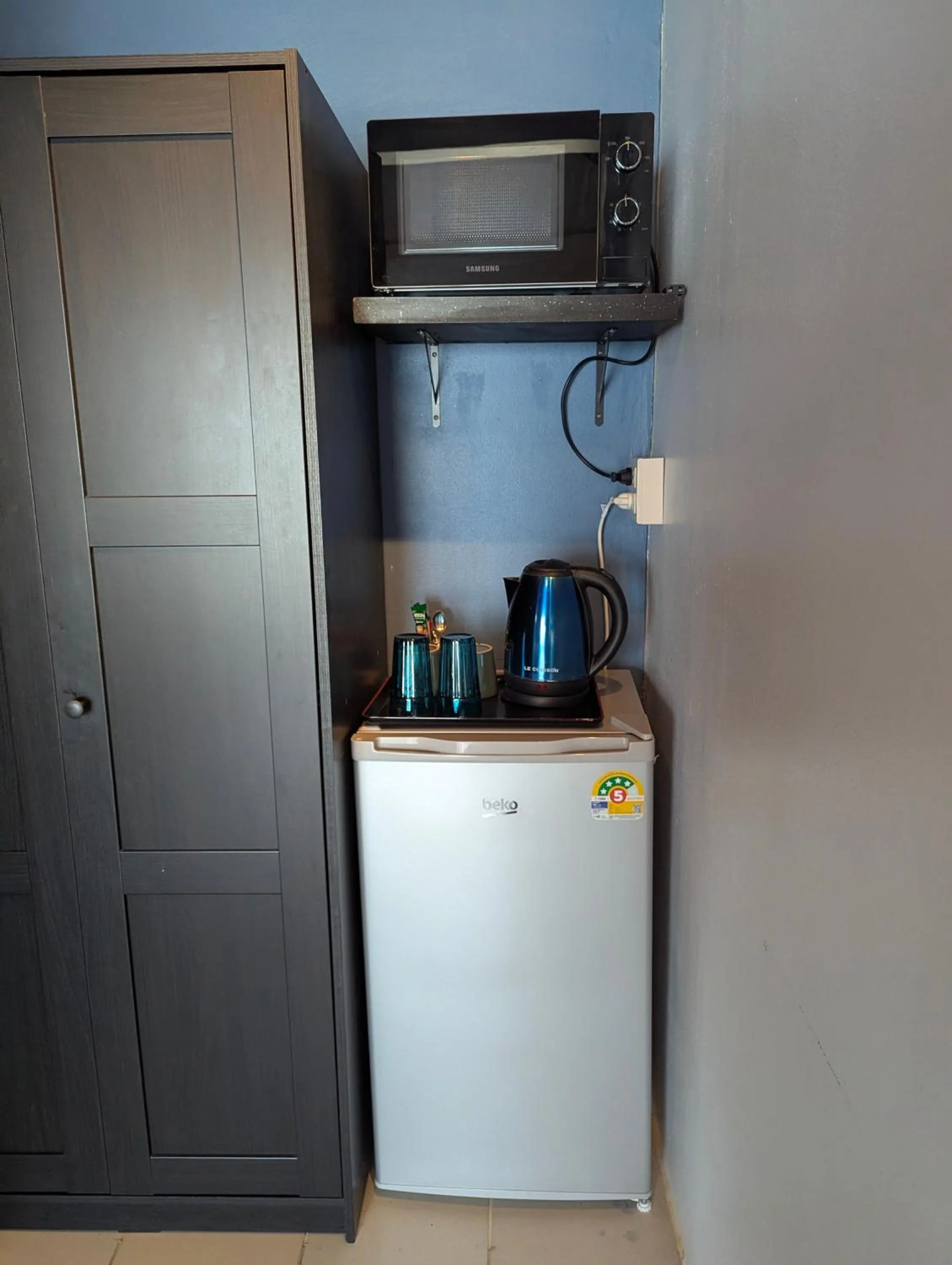 Coffee/tea facilities in Moonhut Bungalows