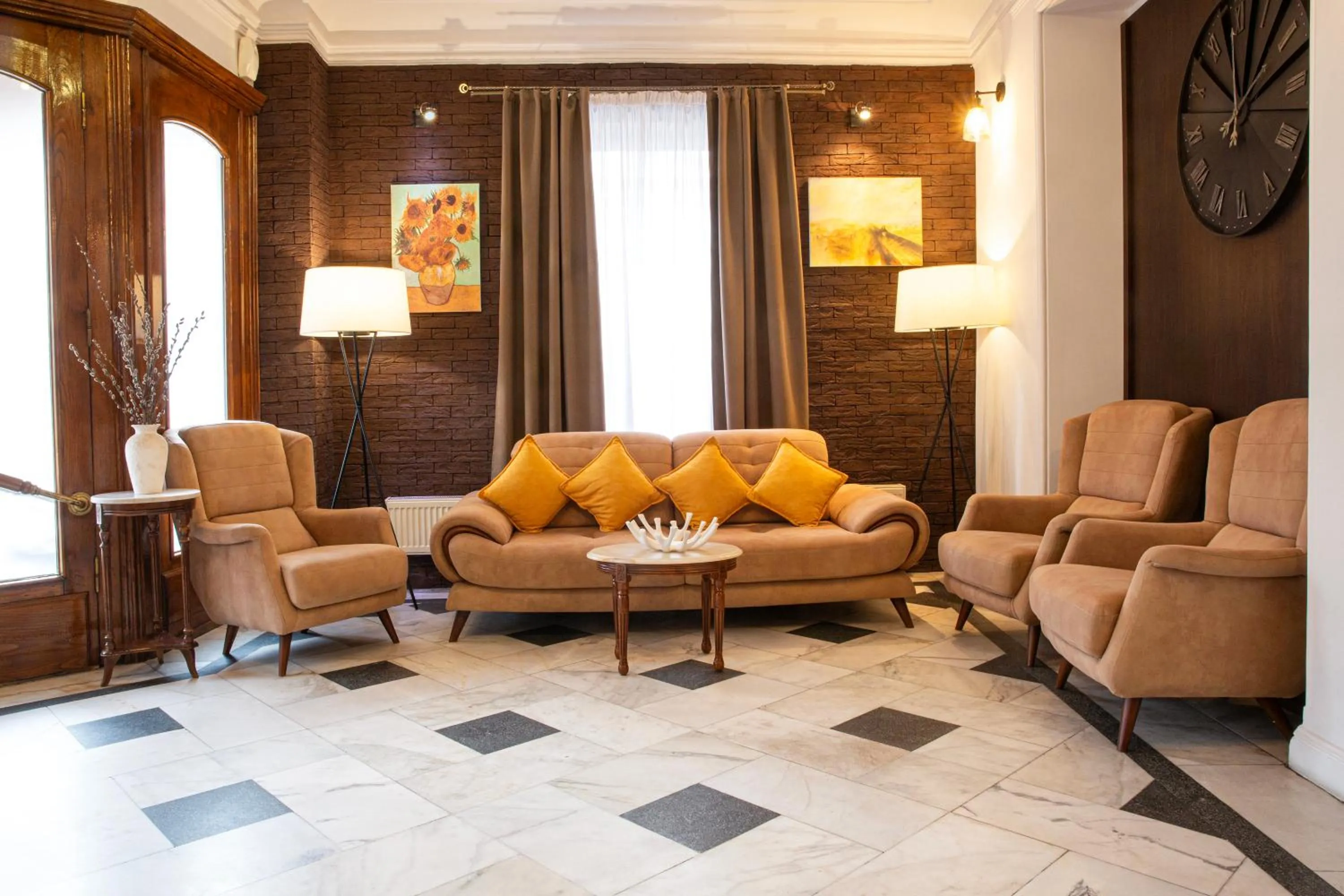 Lobby or reception in Hotel Diplomat