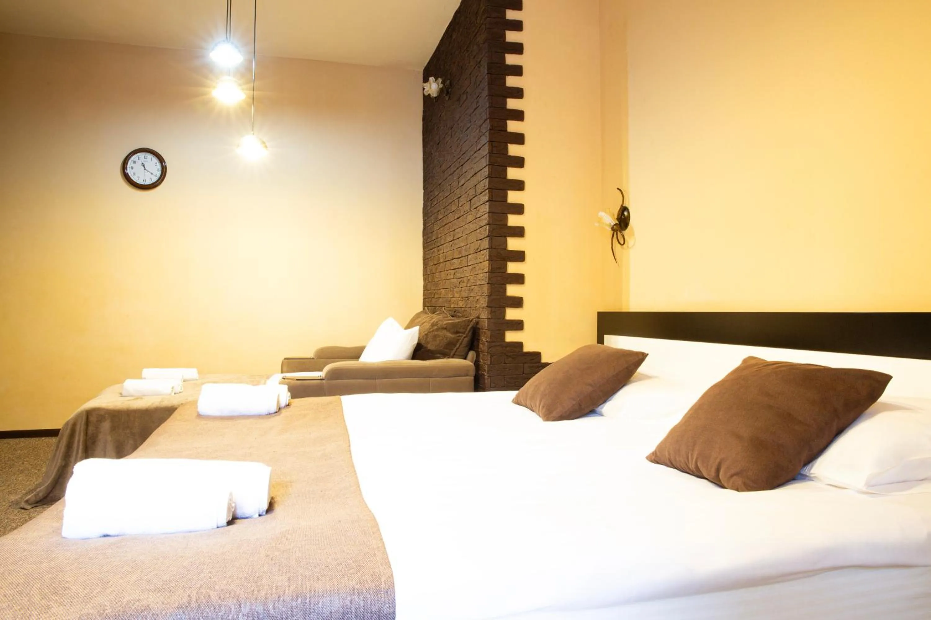 Bed in Hotel Diplomat