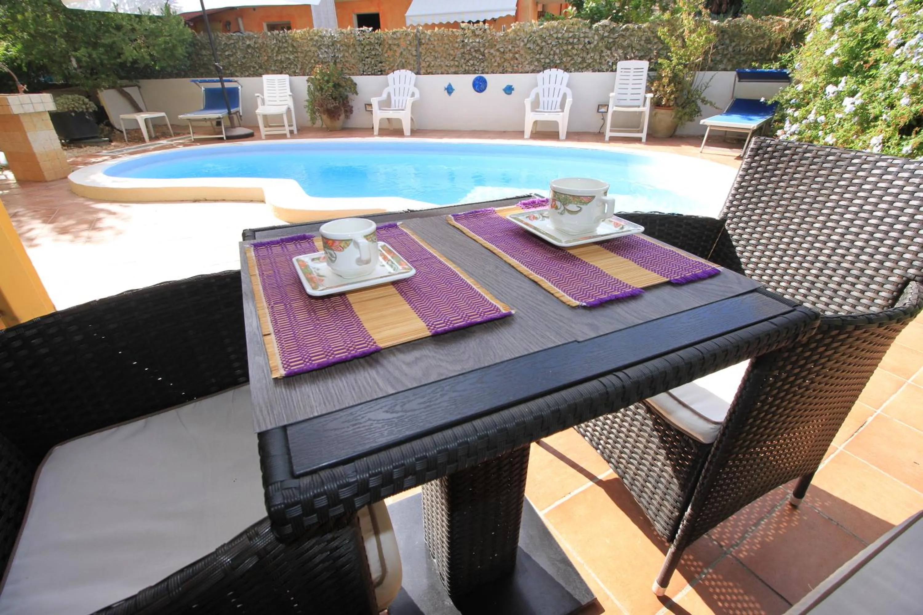 Patio in B&B Villa Elisa