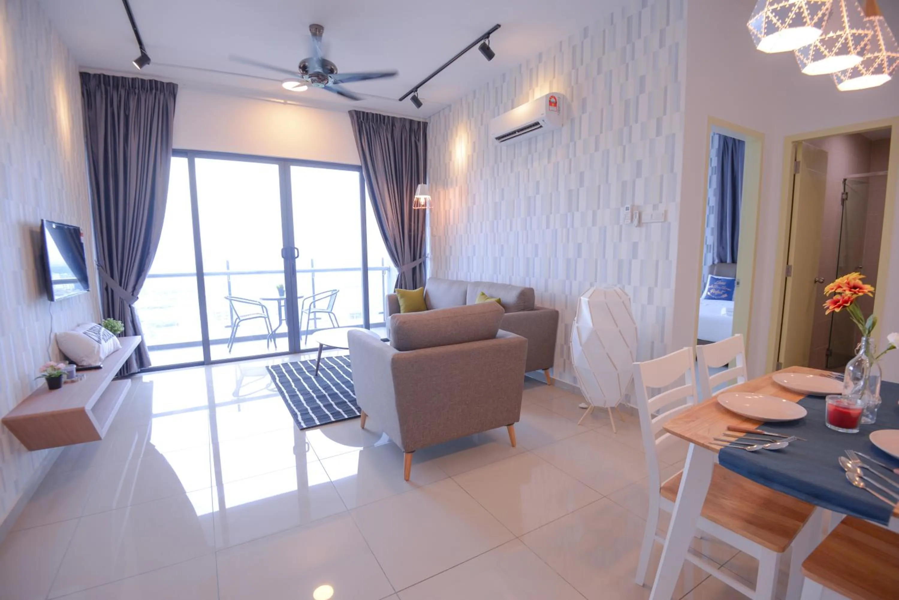 Living room in Atlantis Residence @ Icon Stay Melaka