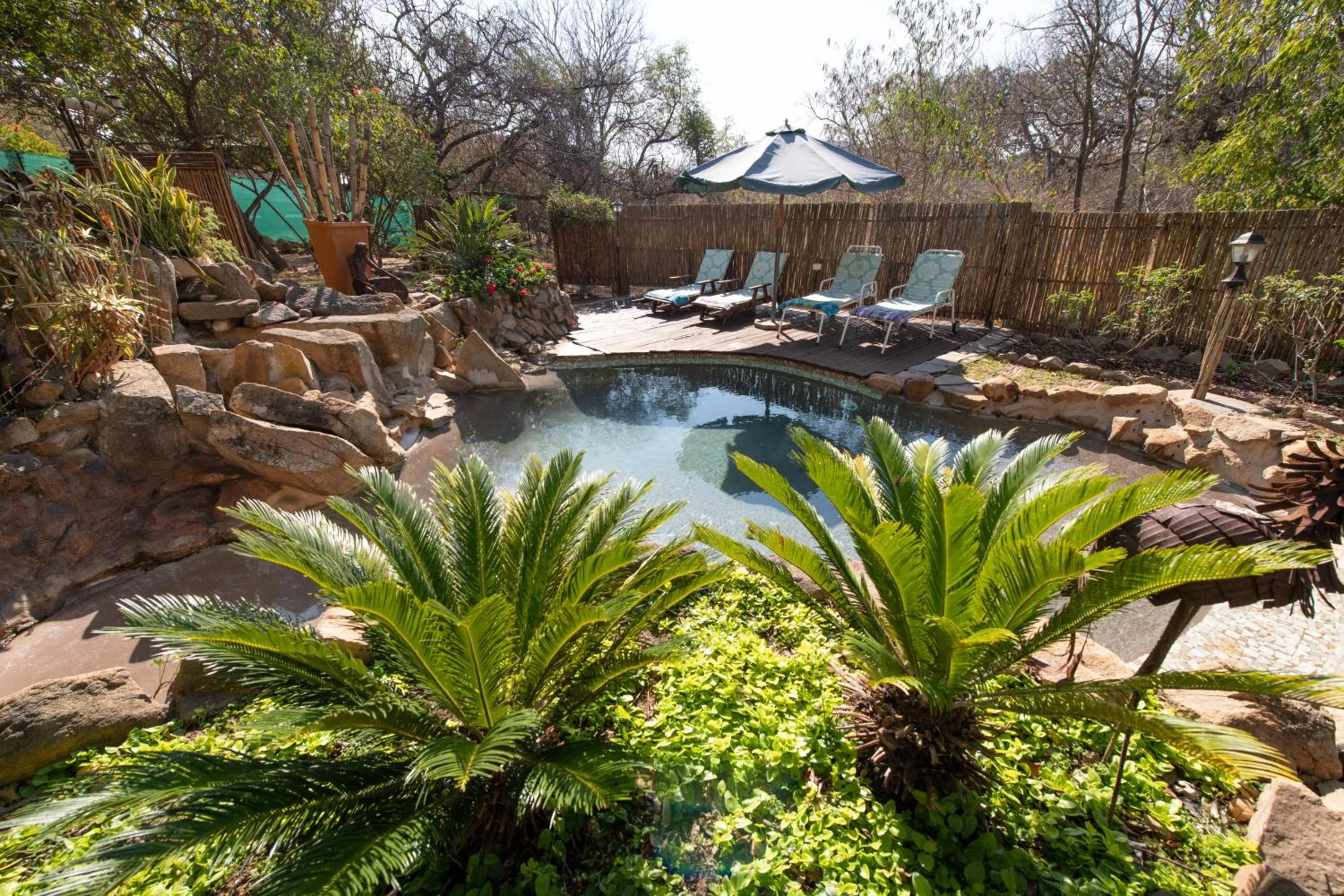 Pool view in Blyde River Canyon Lodge