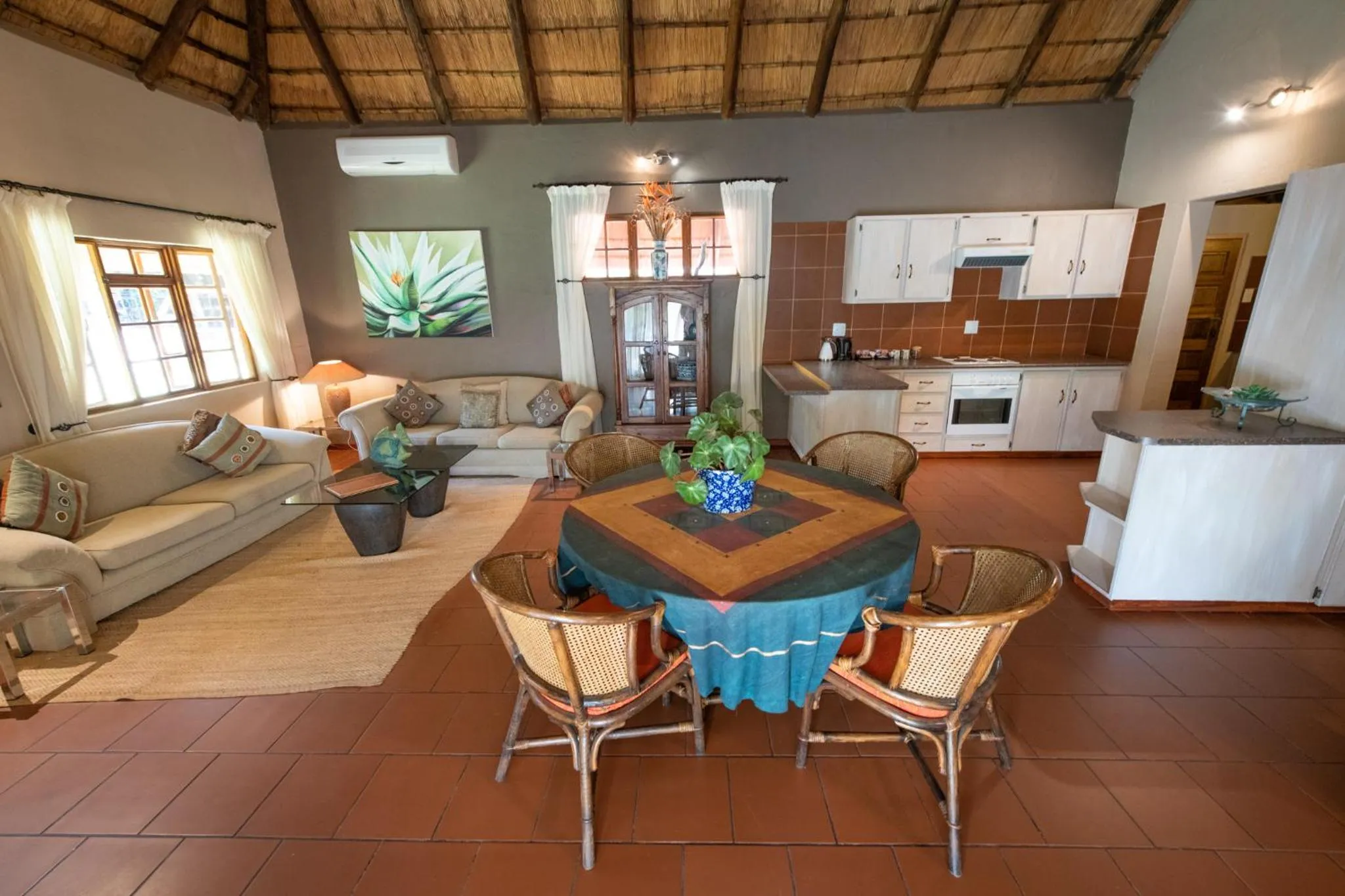 Living room in Blyde River Canyon Lodge