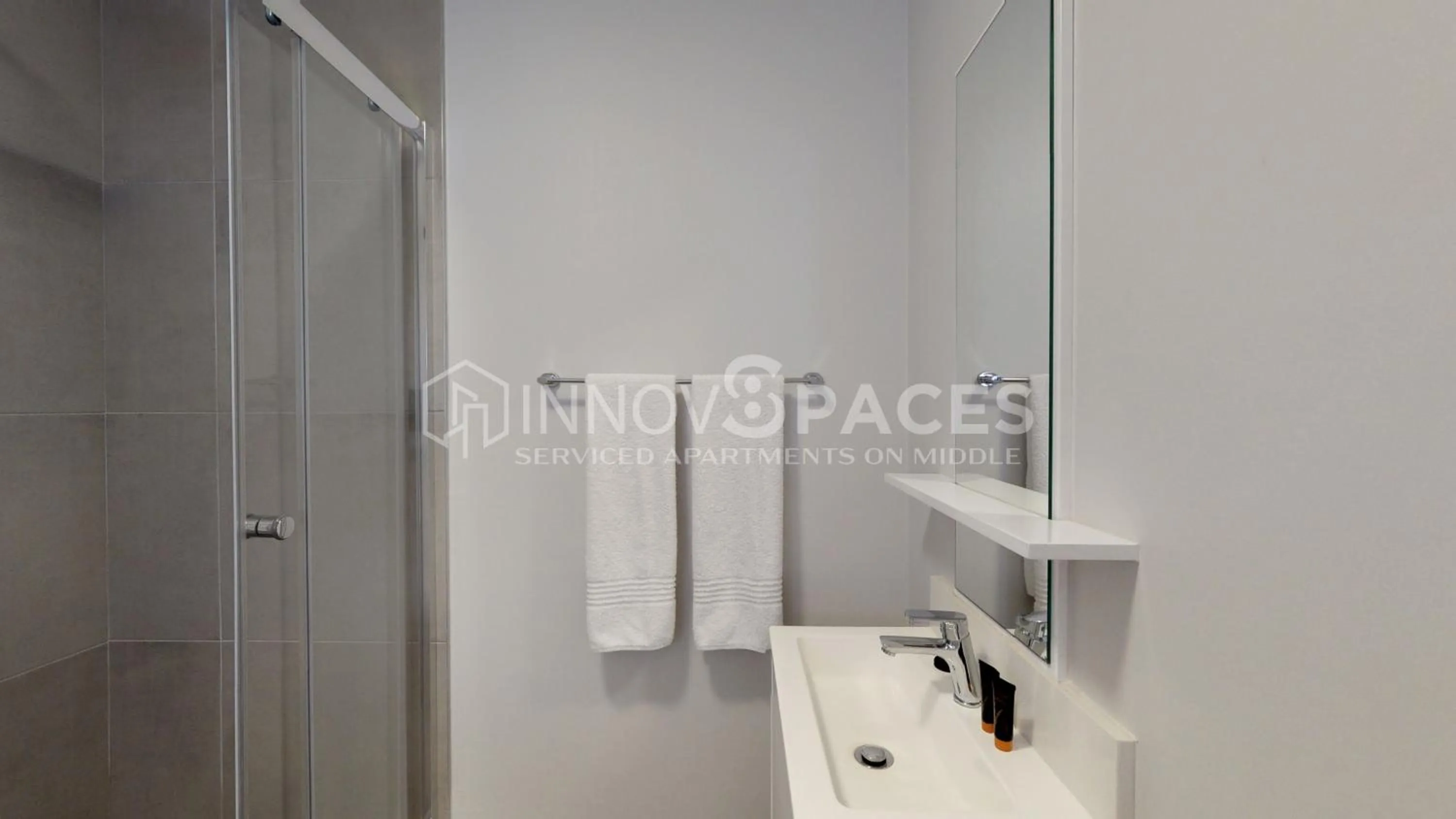 Shower in Innov8 Spaces