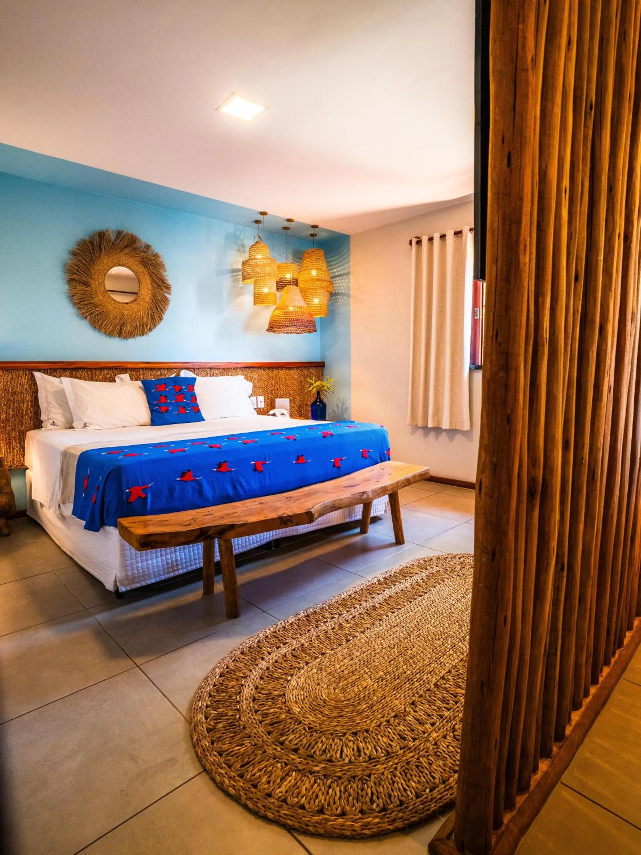 Bed in Pousada Vila Parnaíba