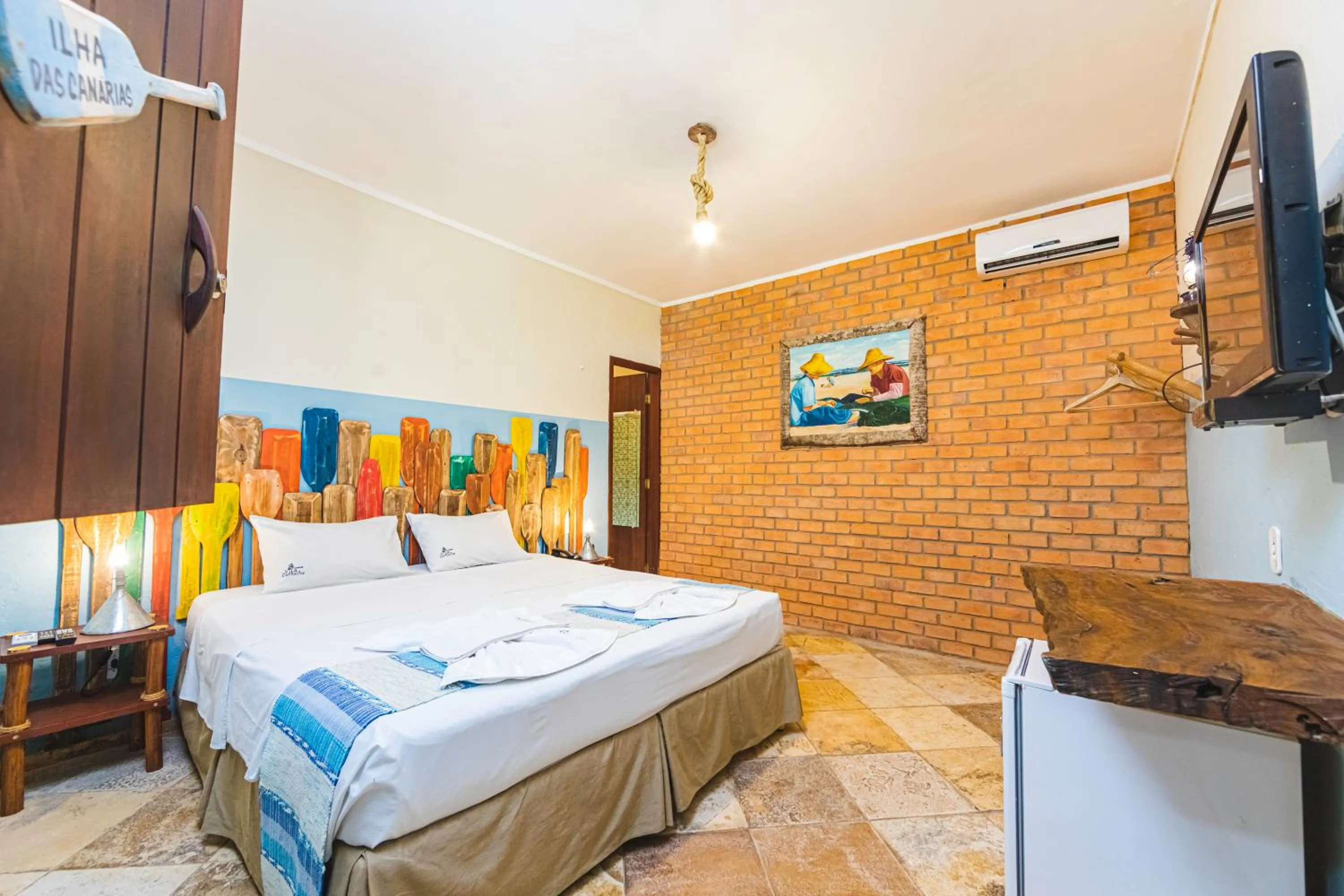 Photo of the whole room, Bed in Pousada Vila Parnaíba