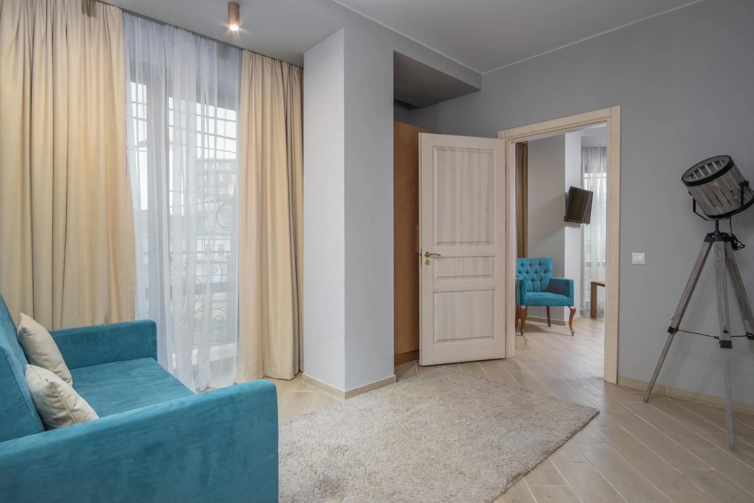 Seating area in Boomerang Boutique Hotel