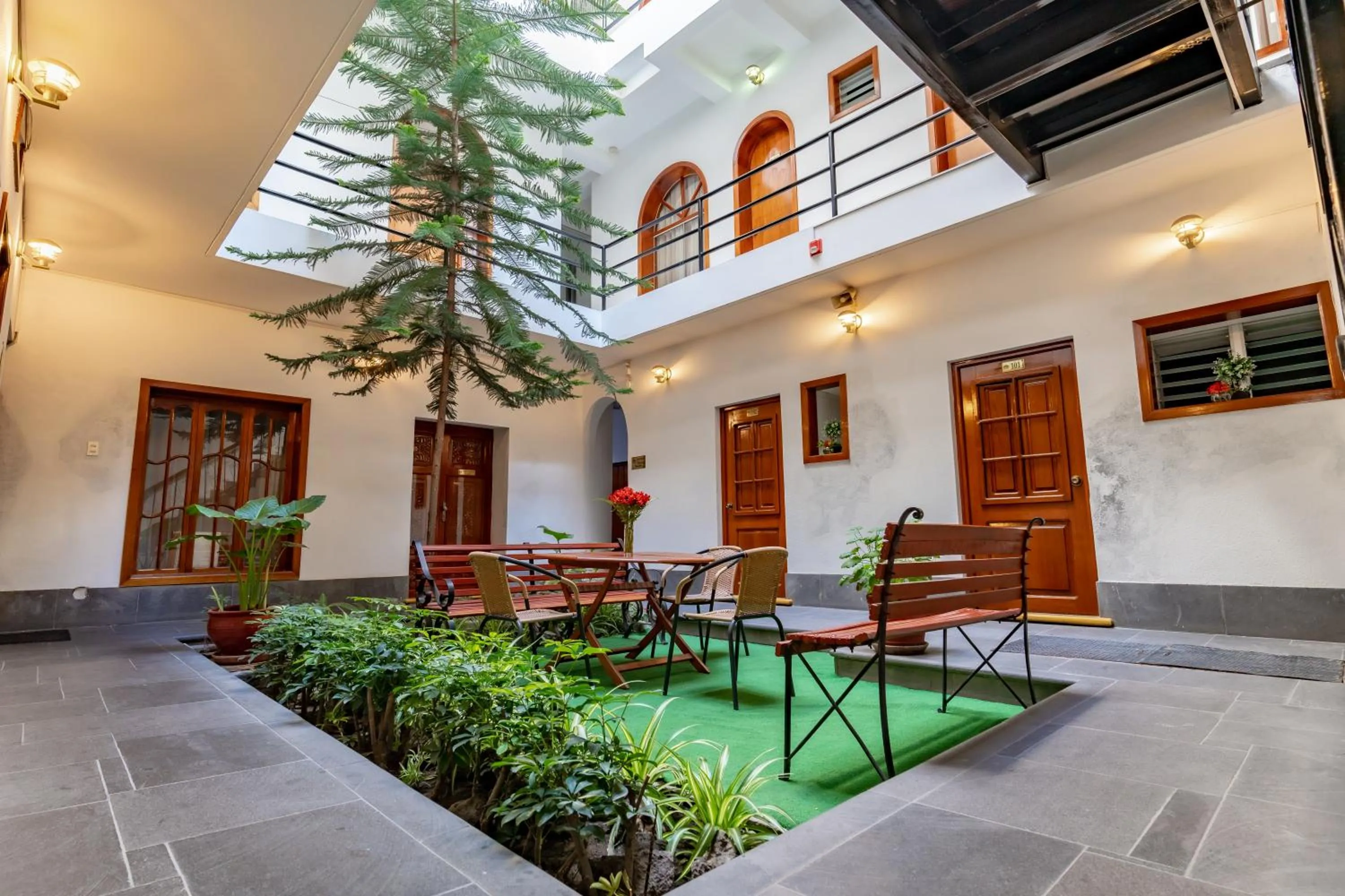 Patio in Casona Terrace Hotel