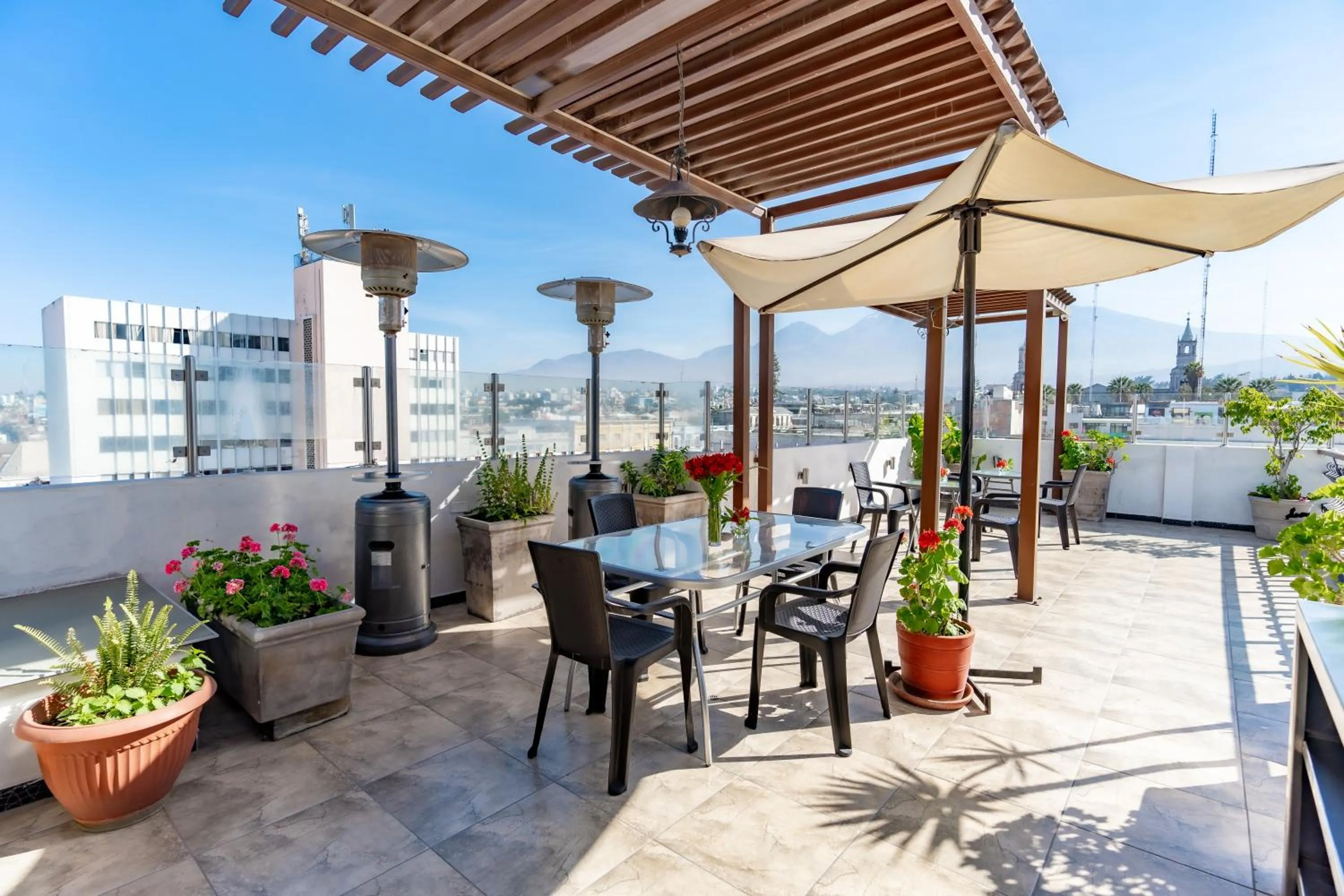 Balcony/Terrace in Casona Terrace Hotel