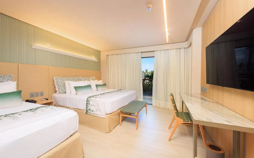 Bed in Vivá Porto de Galinhas Resort