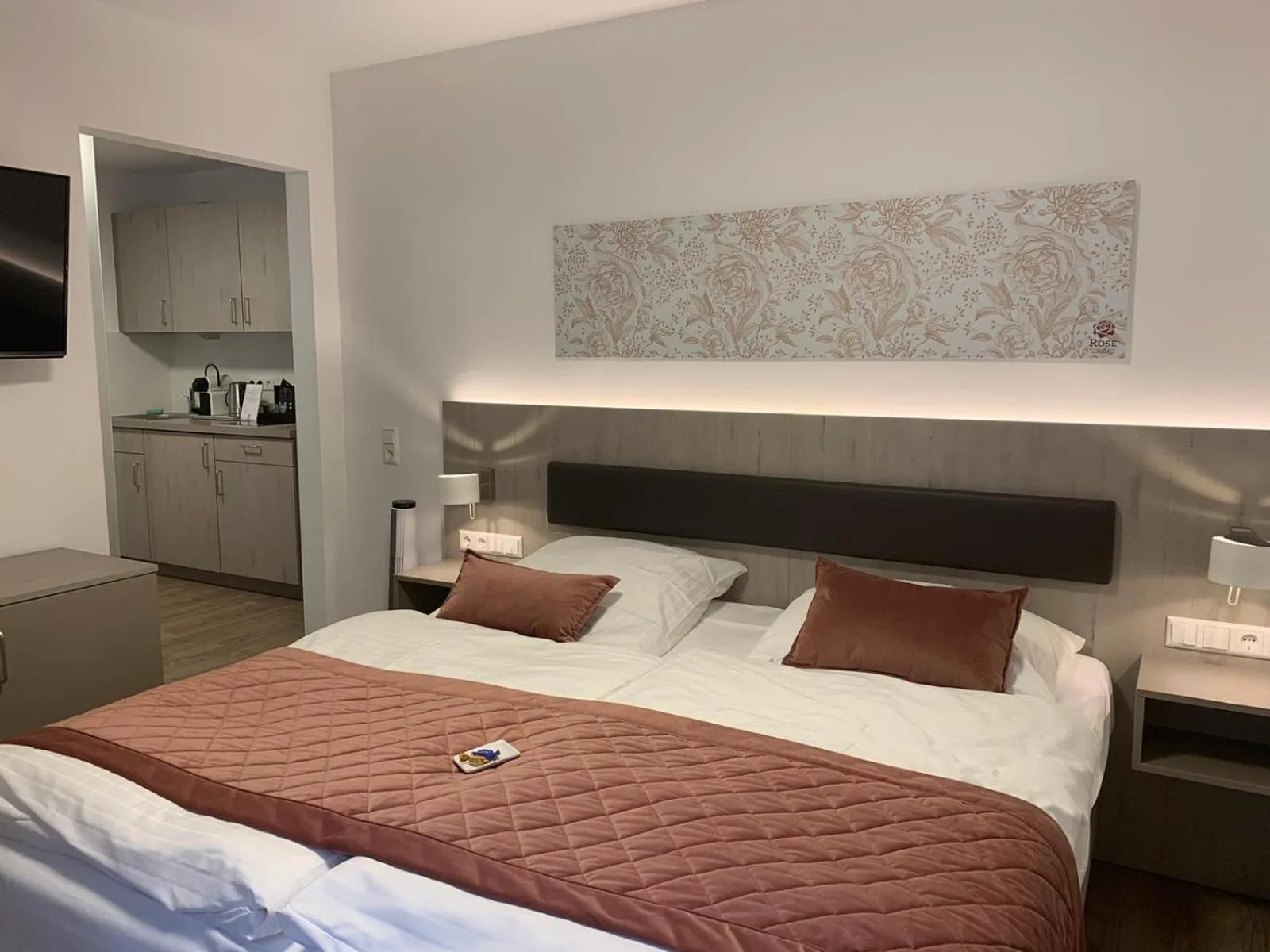 Bed in Boutique Hotel Rose