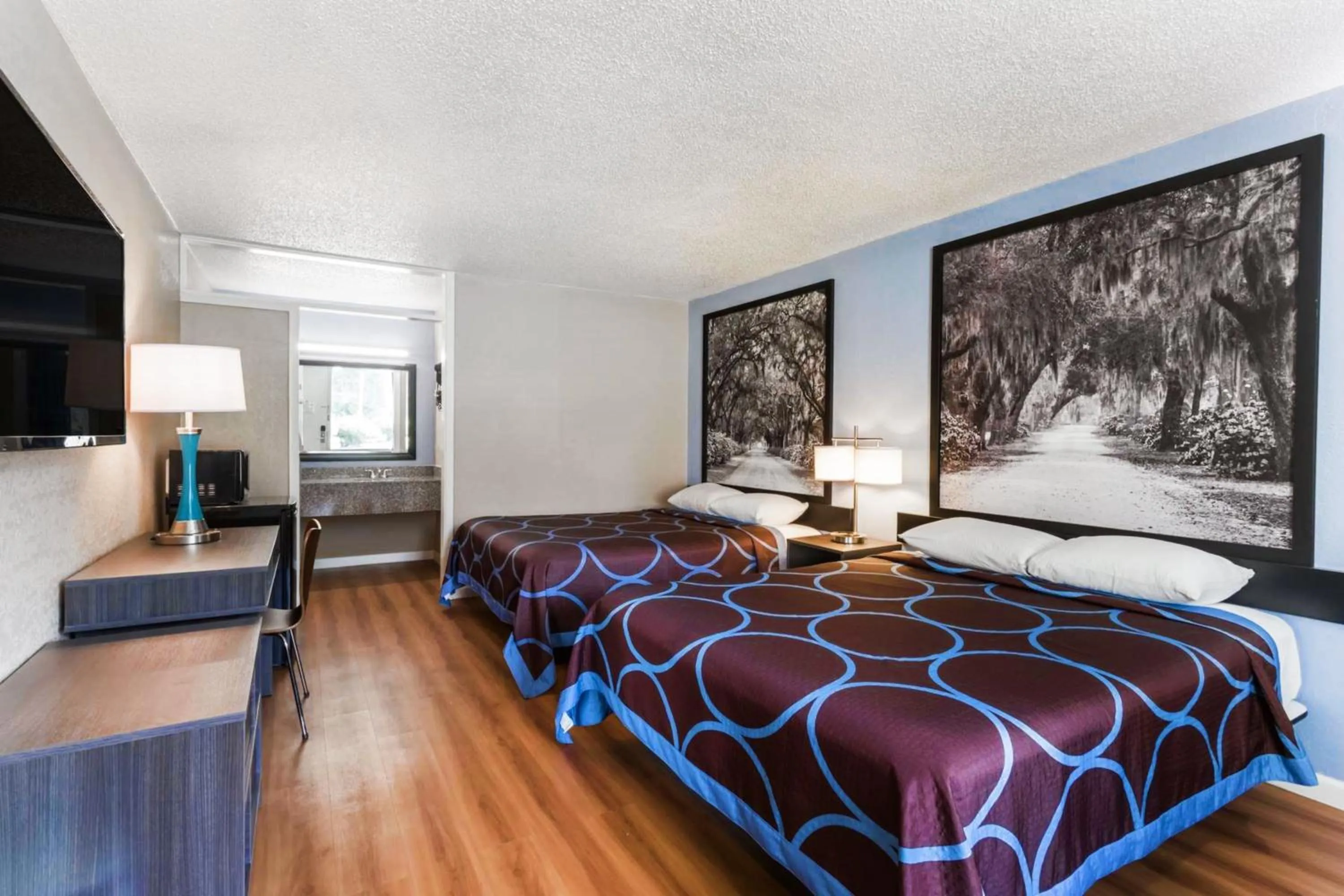 Double Room with Two Double Beds - Smoking in Super 8 by Wyndham Hardeeville - Savannah North