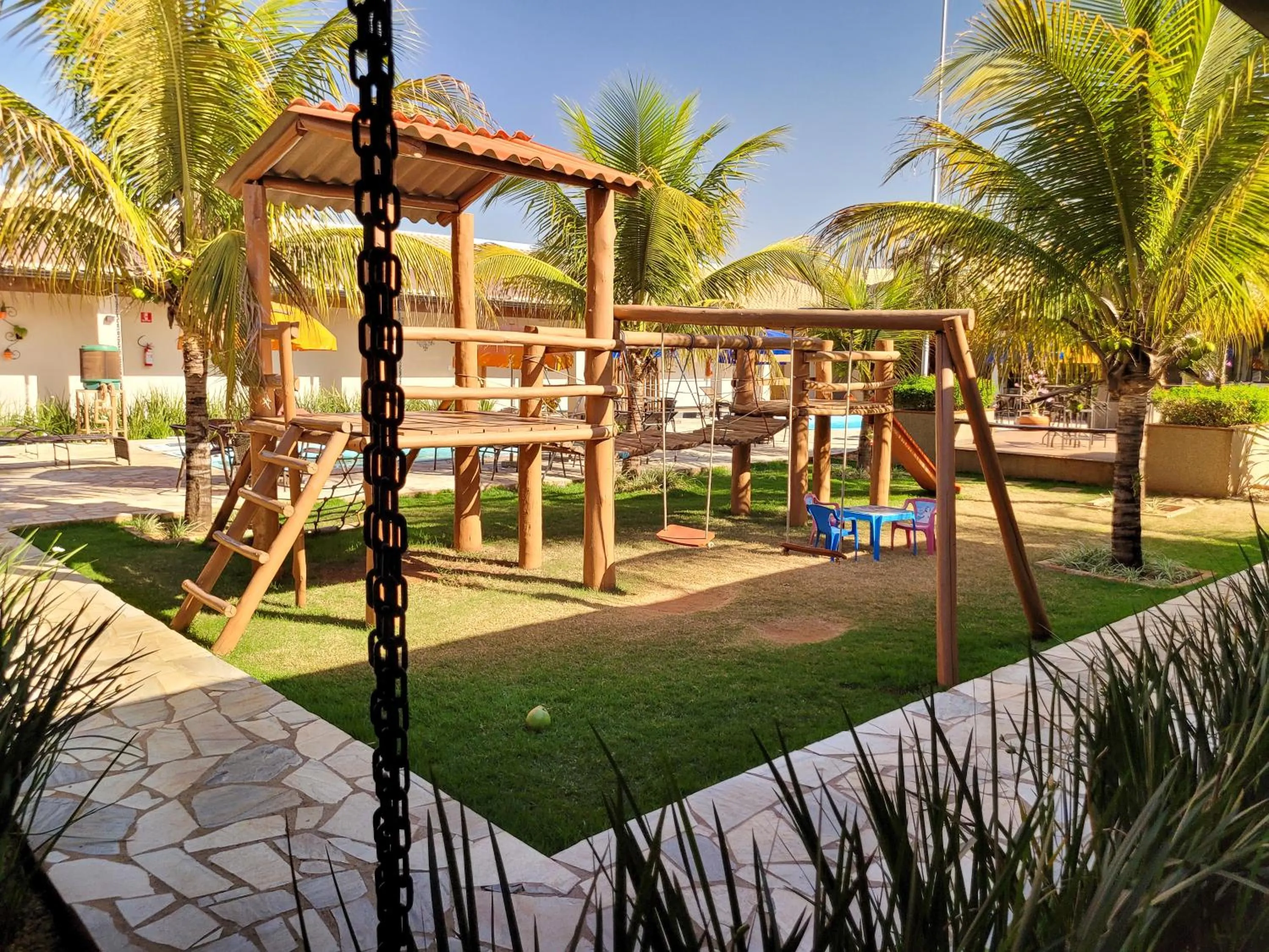 Children play ground in Hotel Pousada Parque das Águas