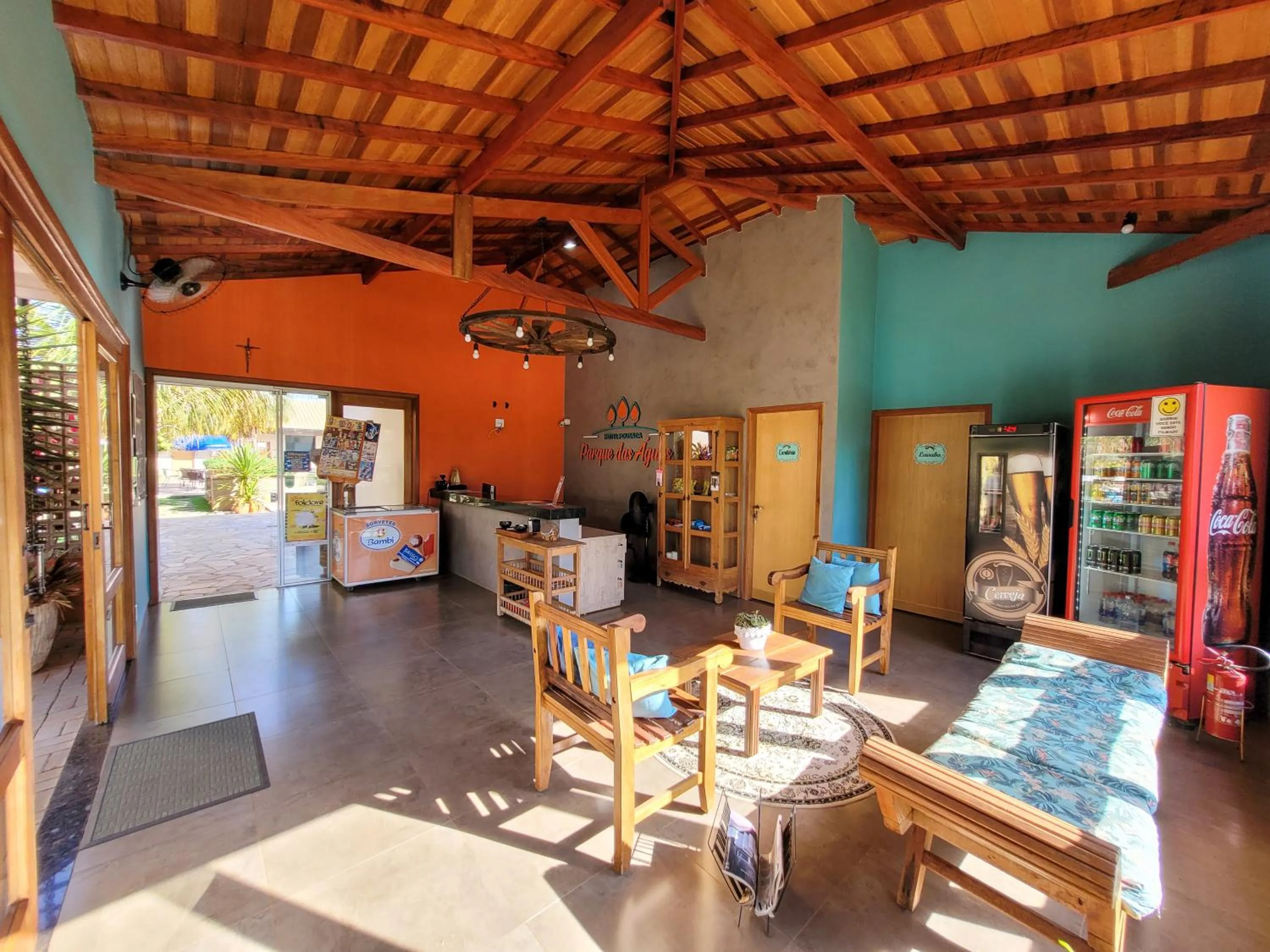 Lobby or reception in Hotel Pousada Parque das Águas