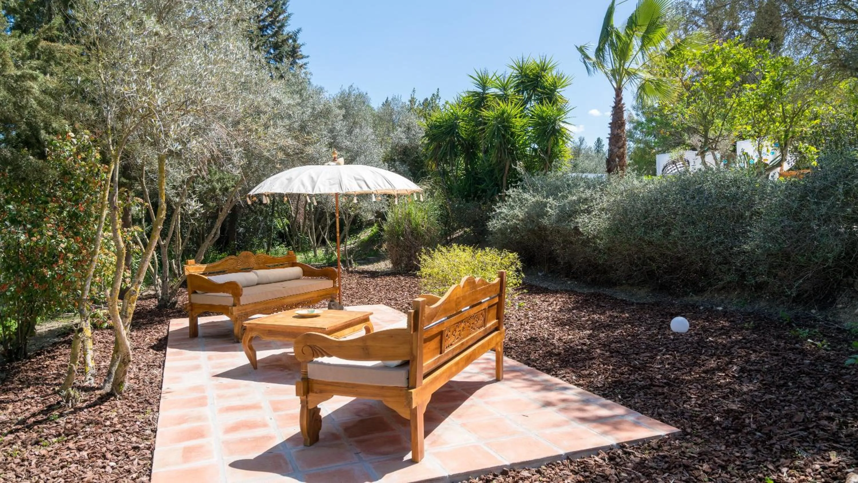 Garden in Casa Baliza, adults only