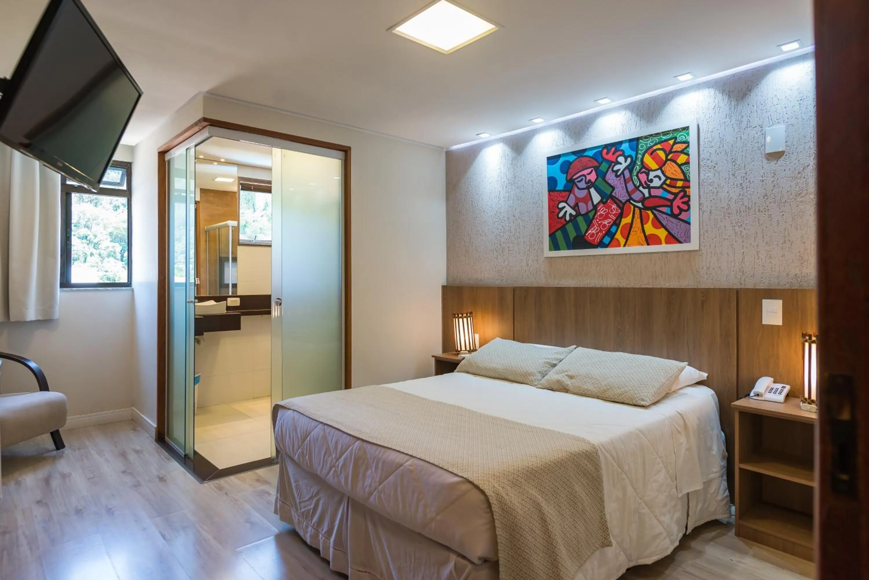 Bed in Hotel Serra Everest