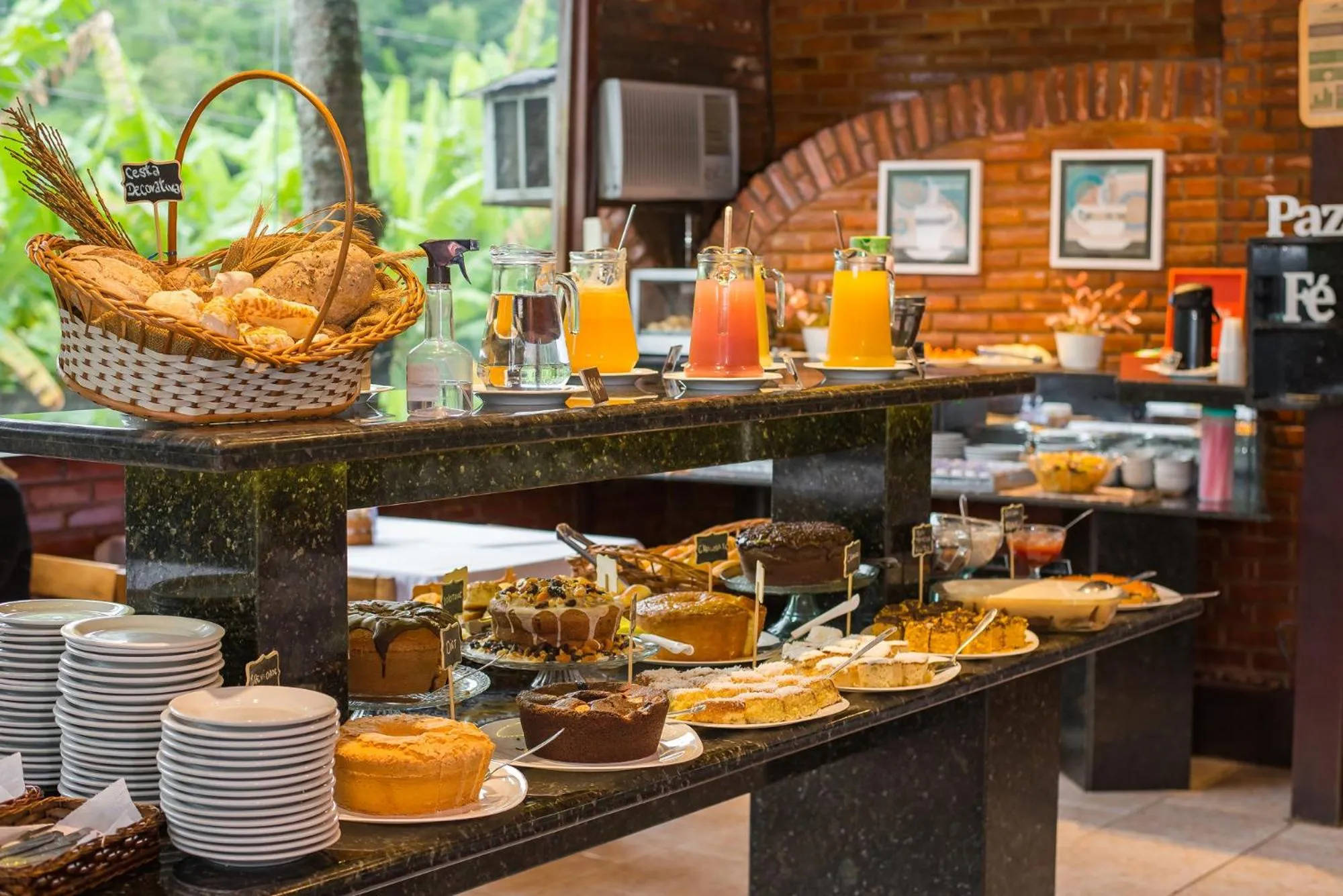 Buffet breakfast in Hotel Serra Everest