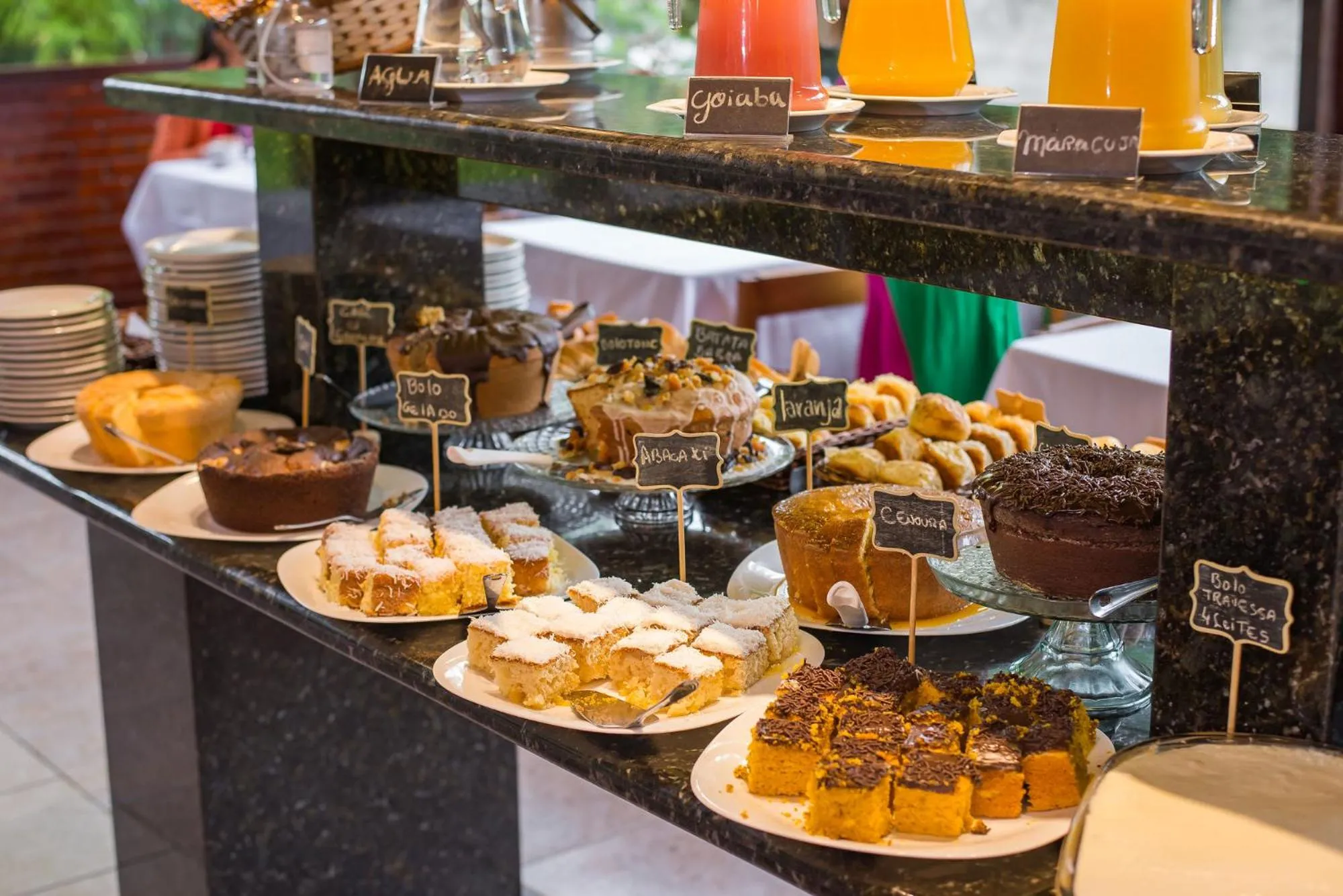 Buffet breakfast in Hotel Serra Everest