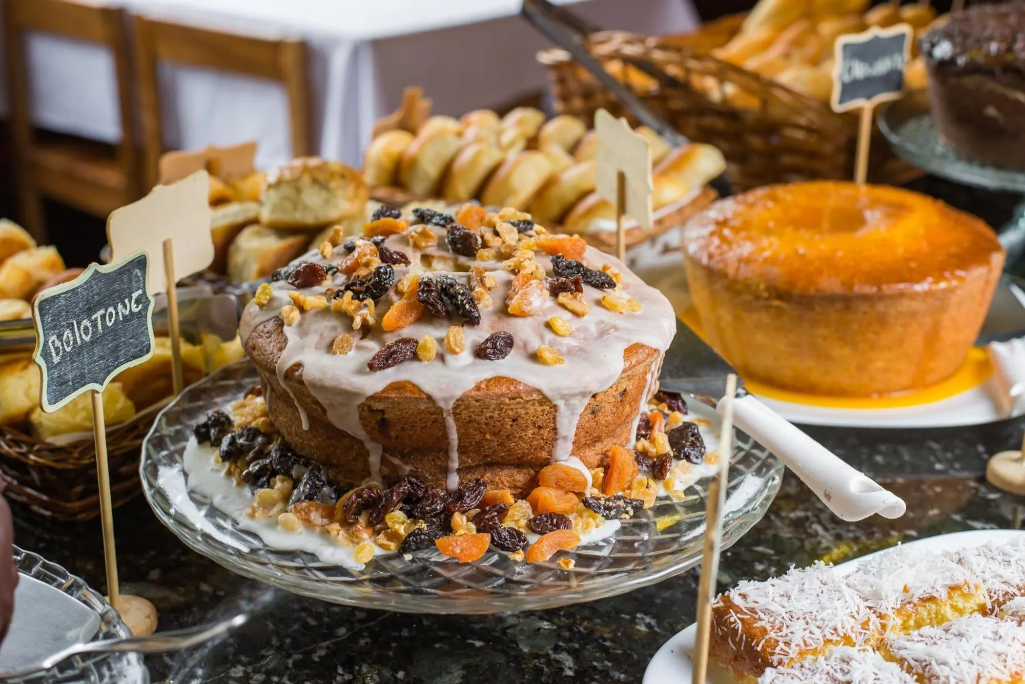 Buffet breakfast in Hotel Serra Everest