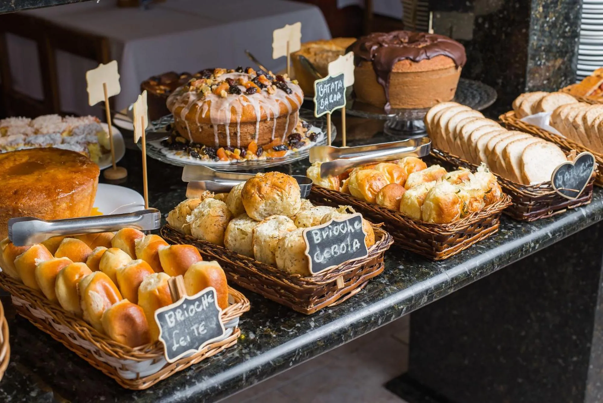 Buffet breakfast in Hotel Serra Everest