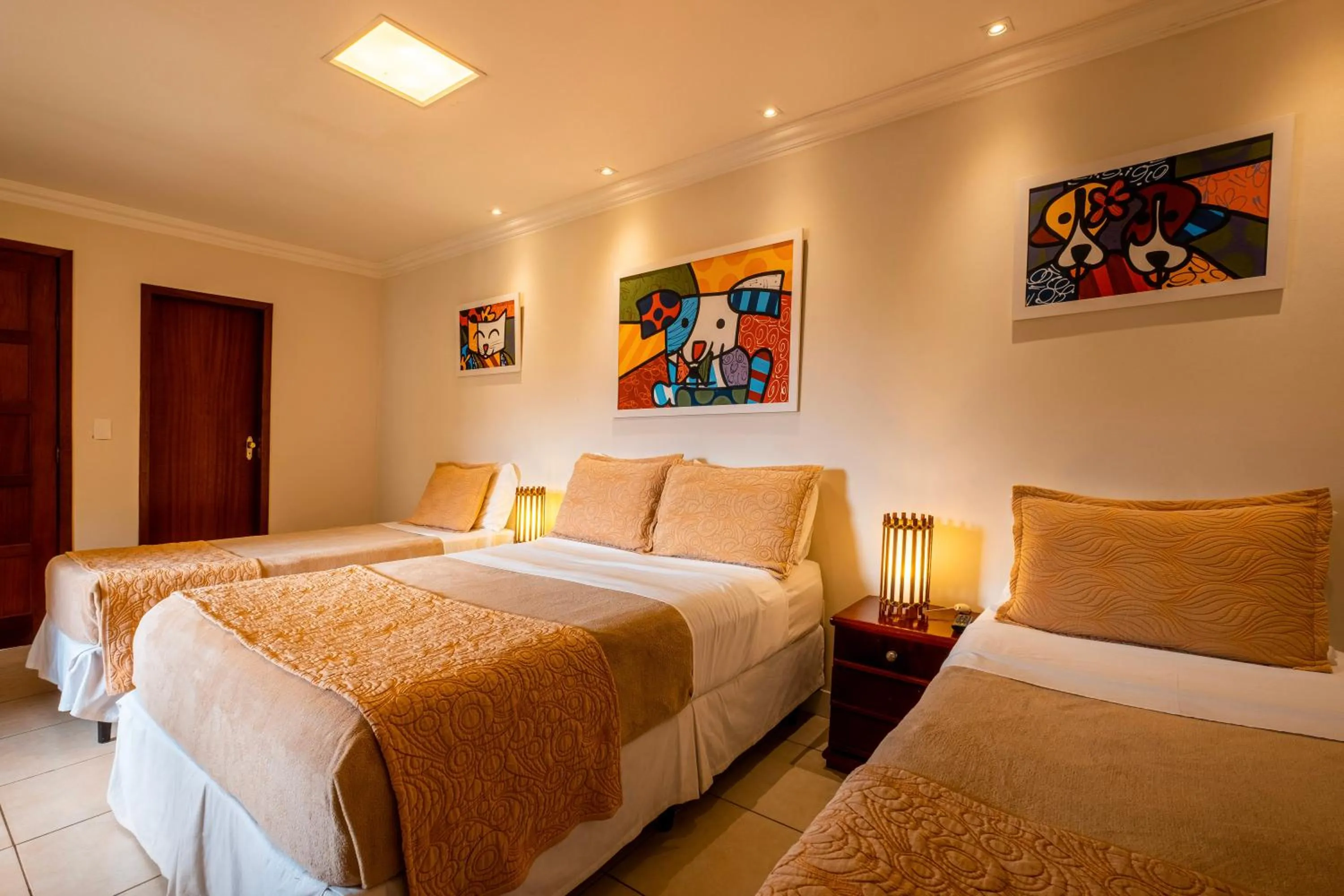 Bed in Hotel Serra Everest