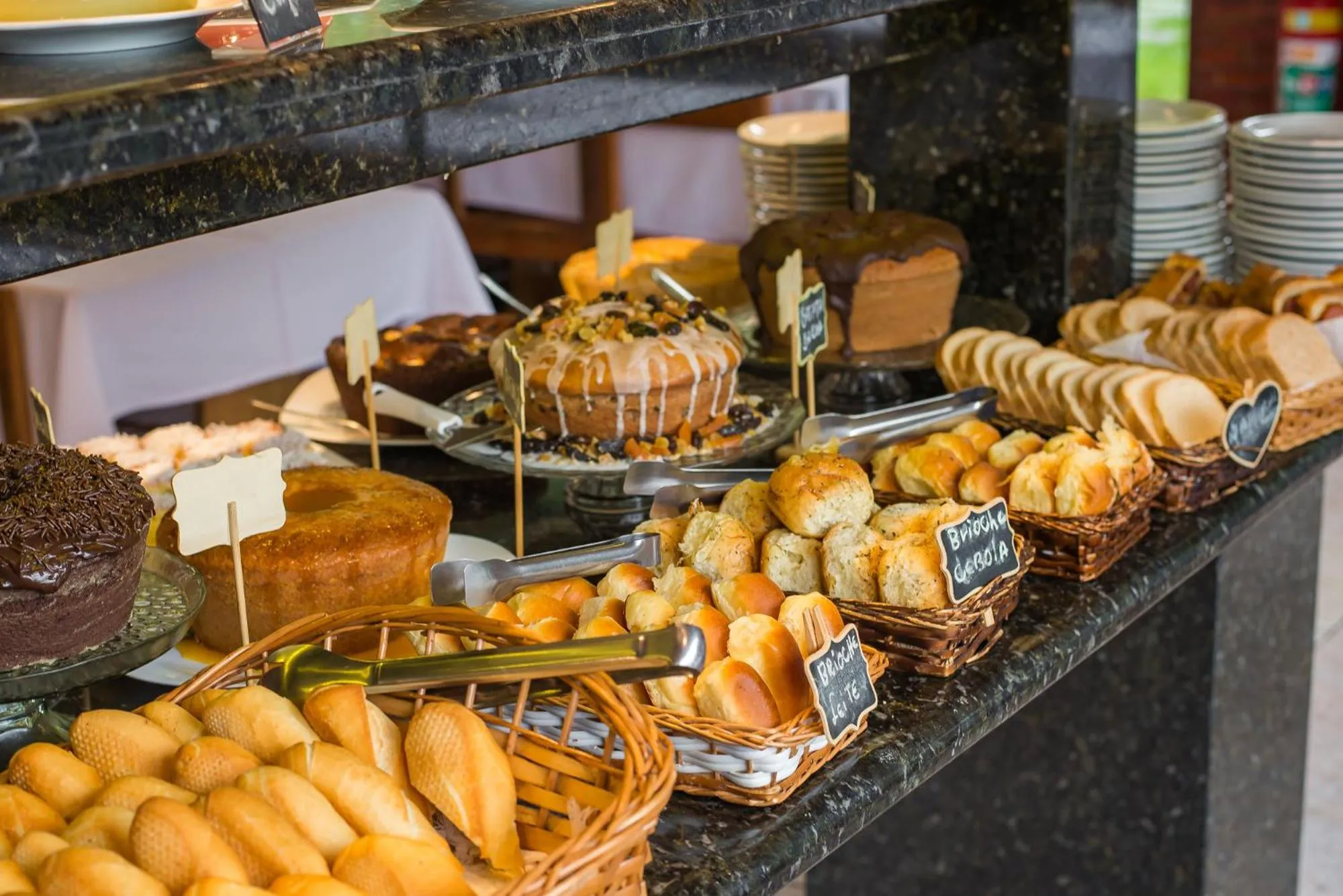 Buffet breakfast in Hotel Serra Everest