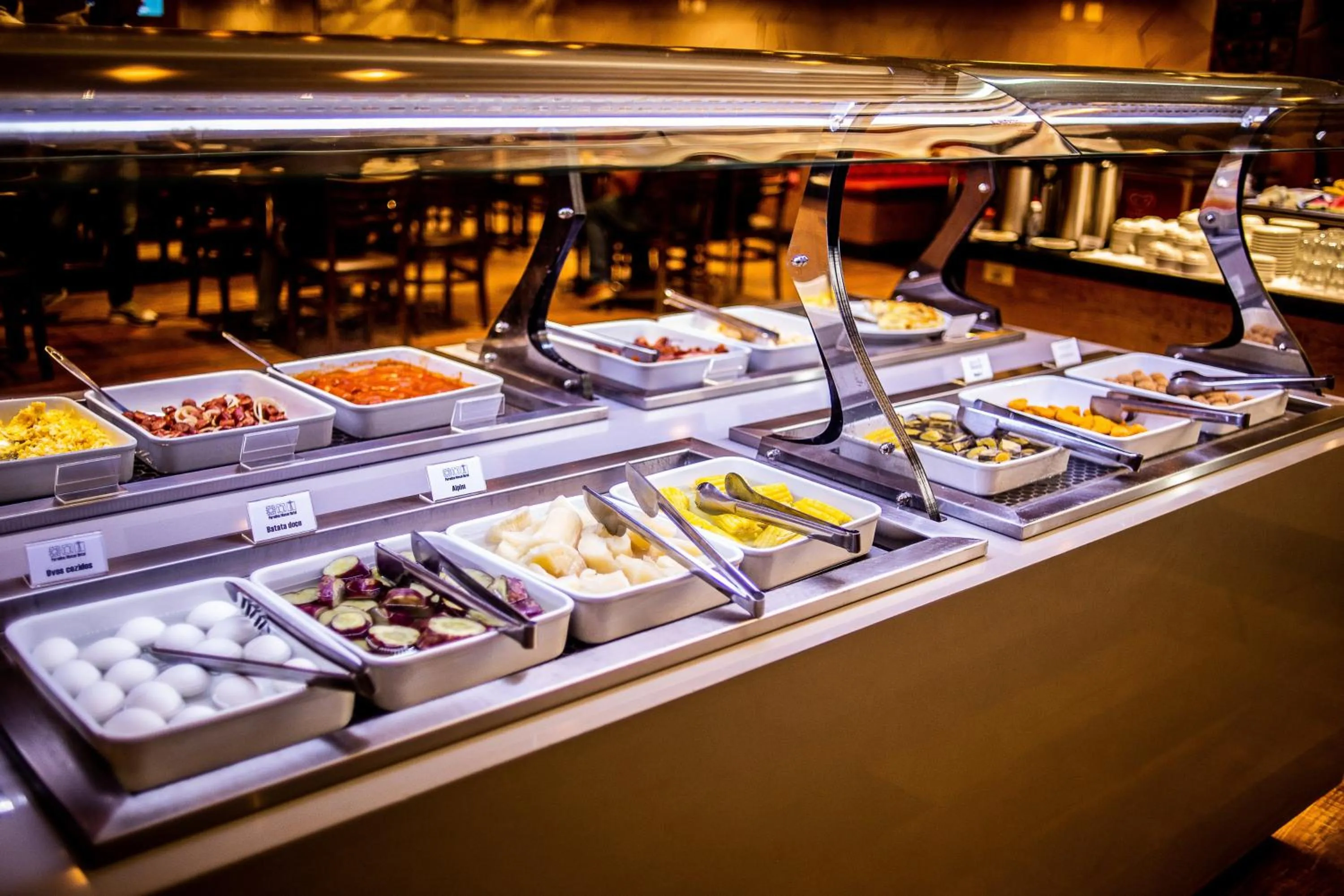 Buffet breakfast in Paradiso Macae Hotel