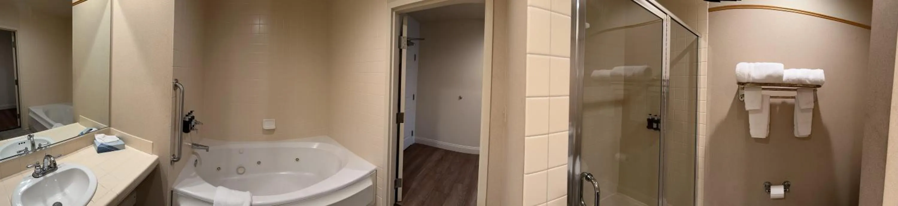 Shower in Rocklin Park Hotel, Trademark Collection by Wyndham