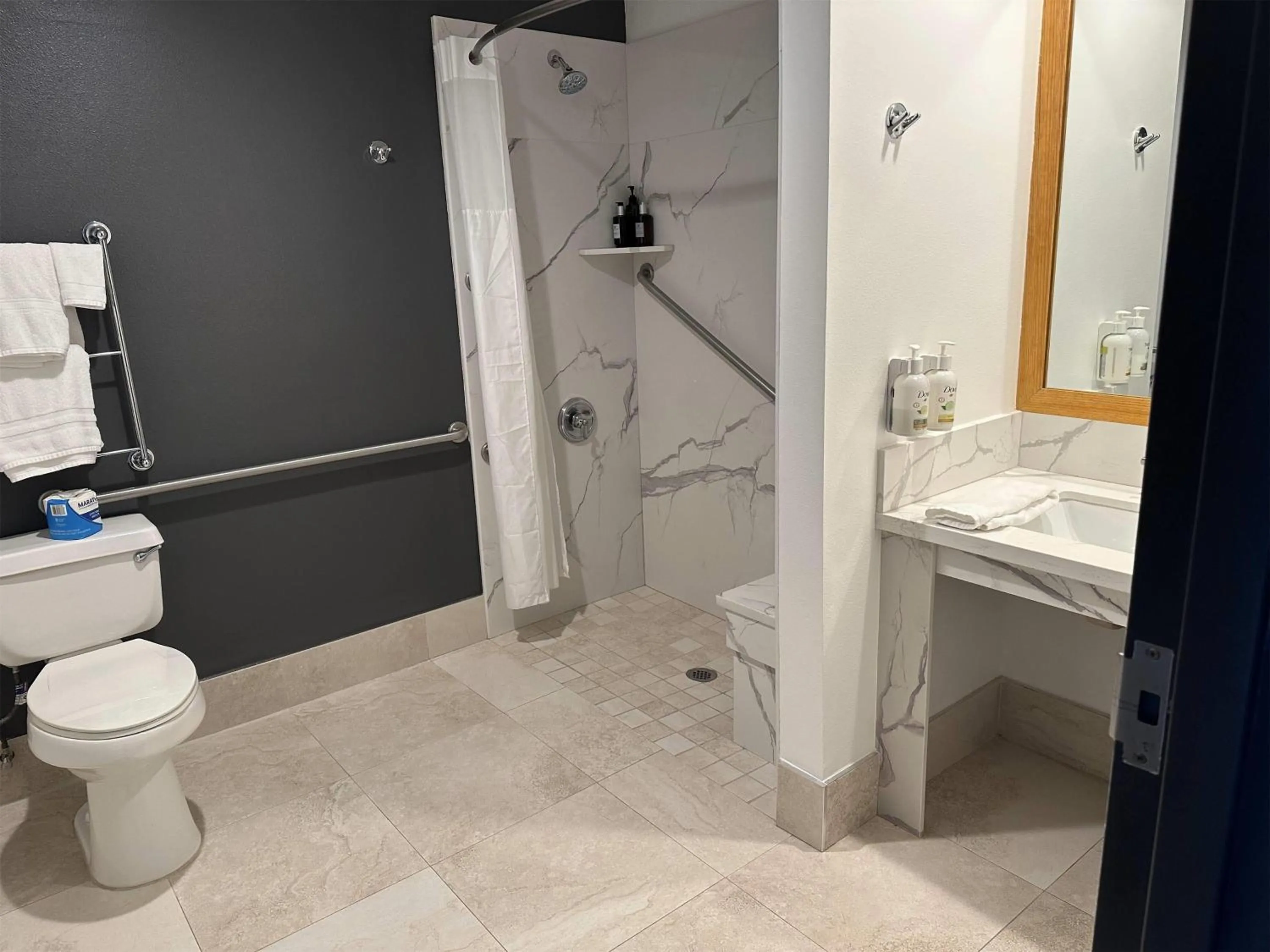 Bathroom in Rocklin Park Hotel, Trademark Collection by Wyndham