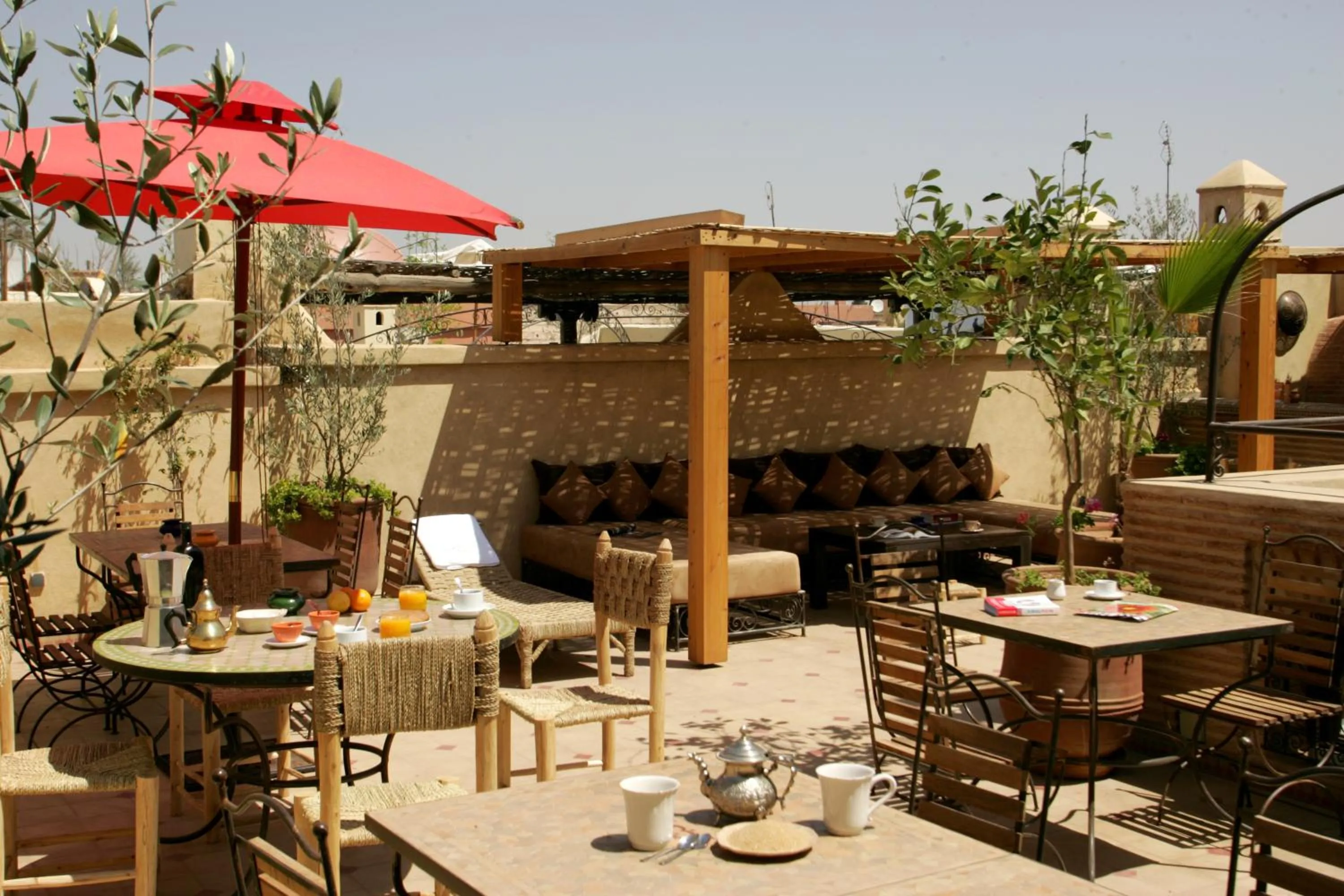 Balcony/Terrace in Riad L'Emir