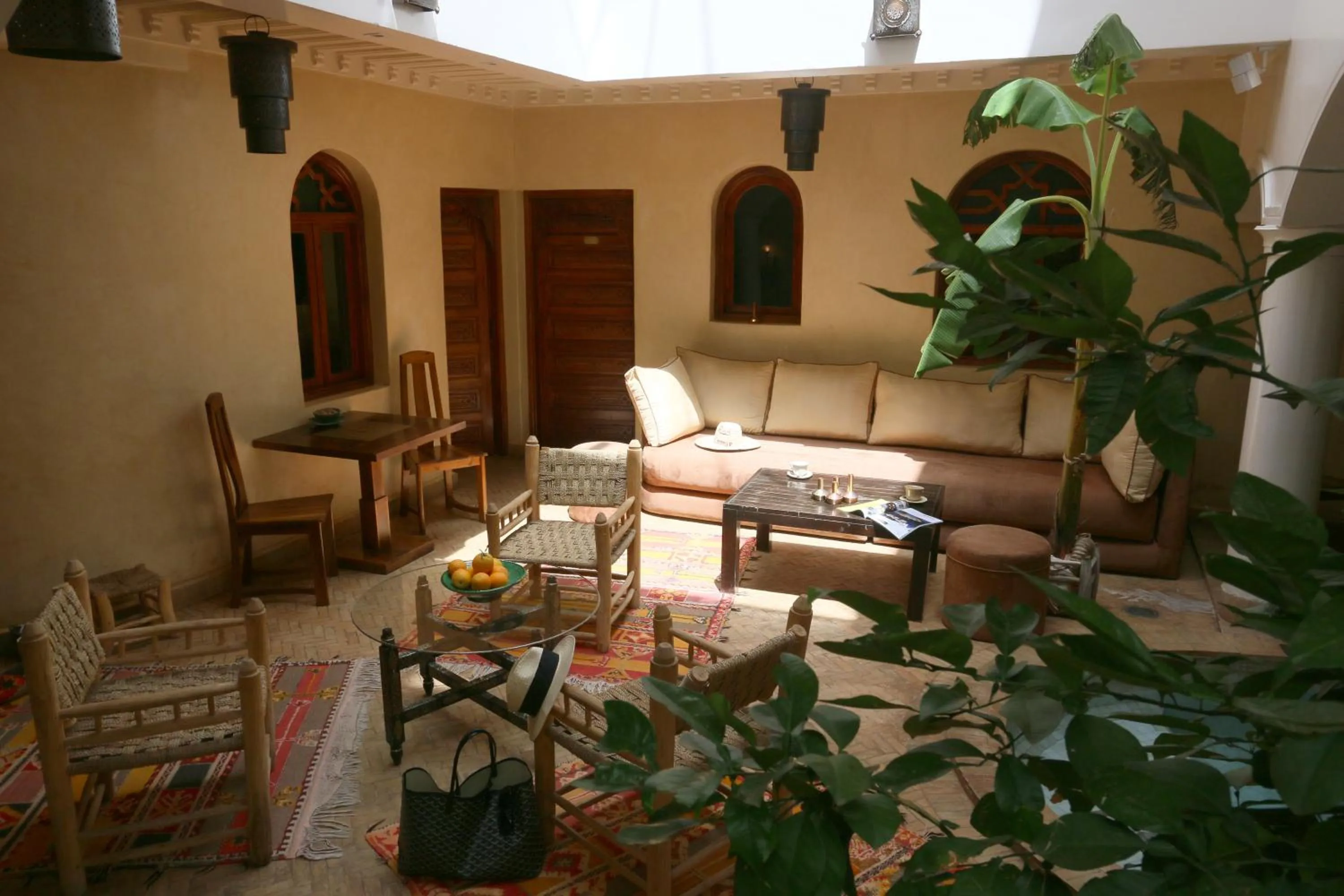 Living room in Riad L'Emir