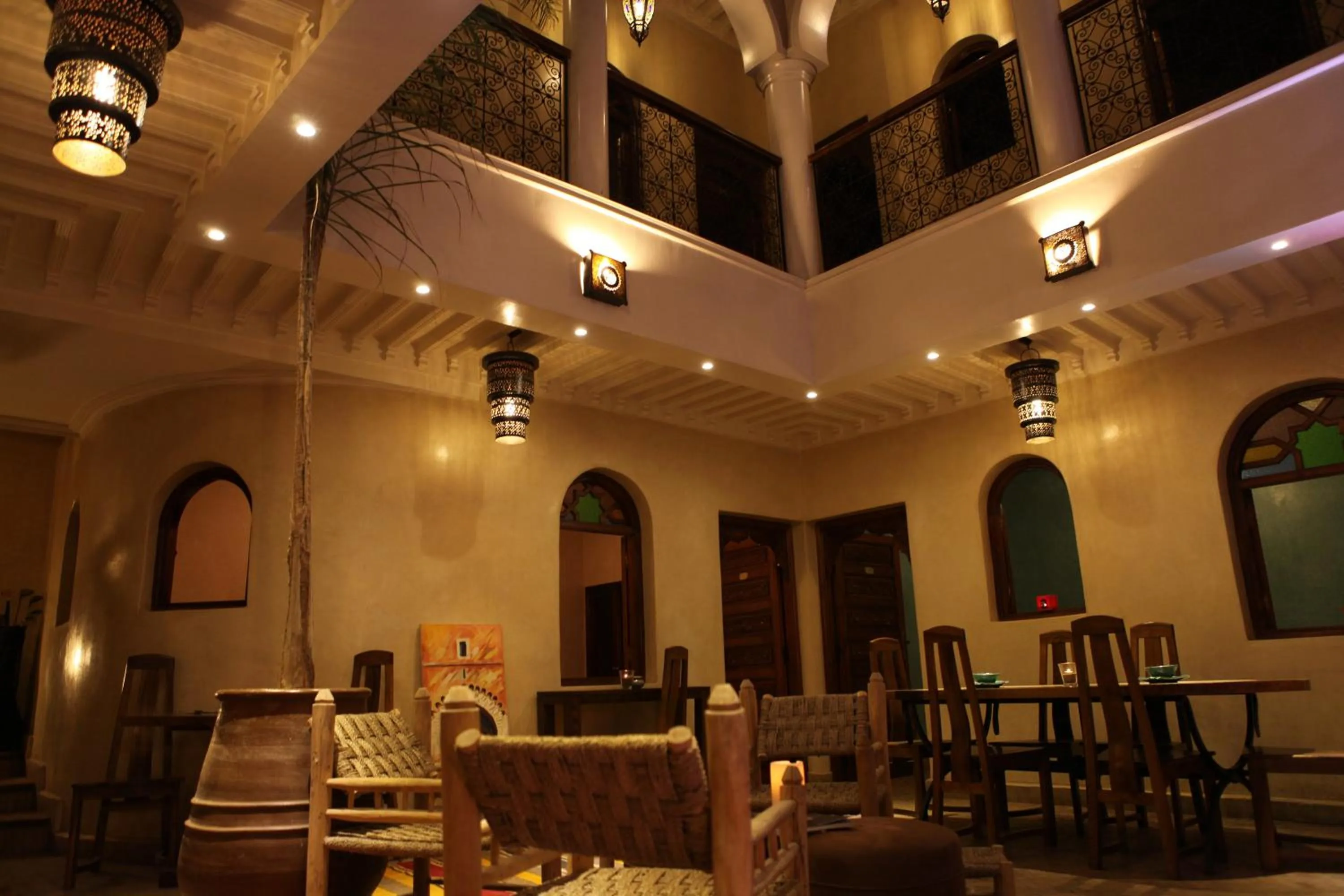 Lobby or reception in Riad L'Emir
