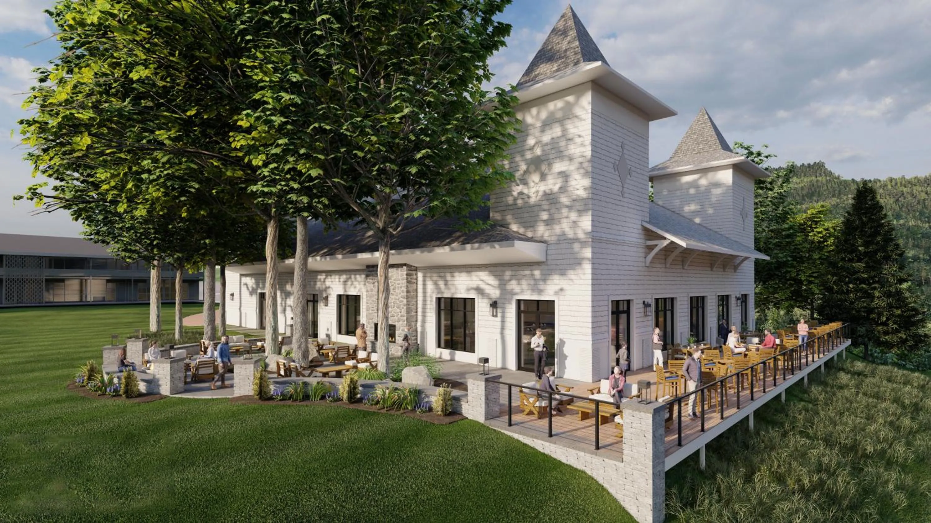 Property building in Fort William Henry Hotel