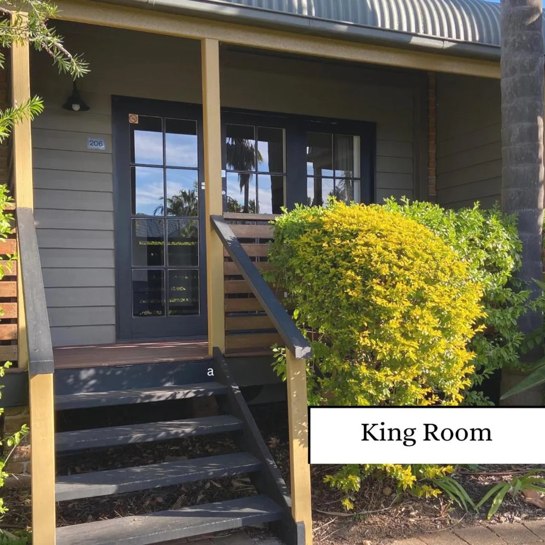 Garden view in Pokolbin Village Estate