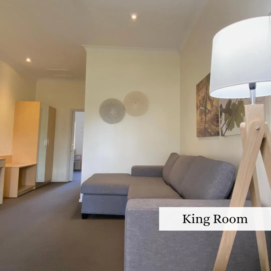 Living room in Pokolbin Village Estate