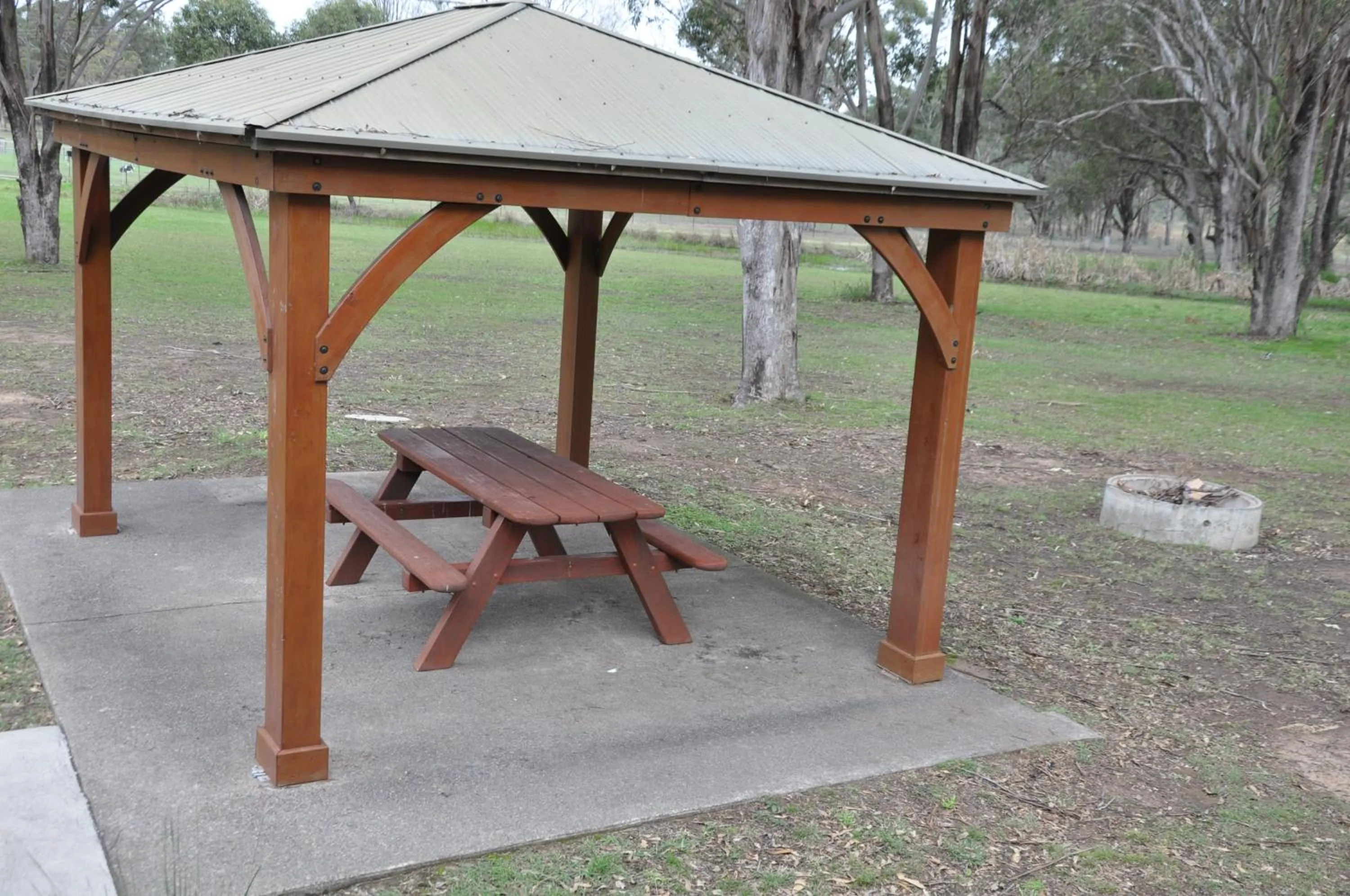 fireplace in Pokolbin Village Estate