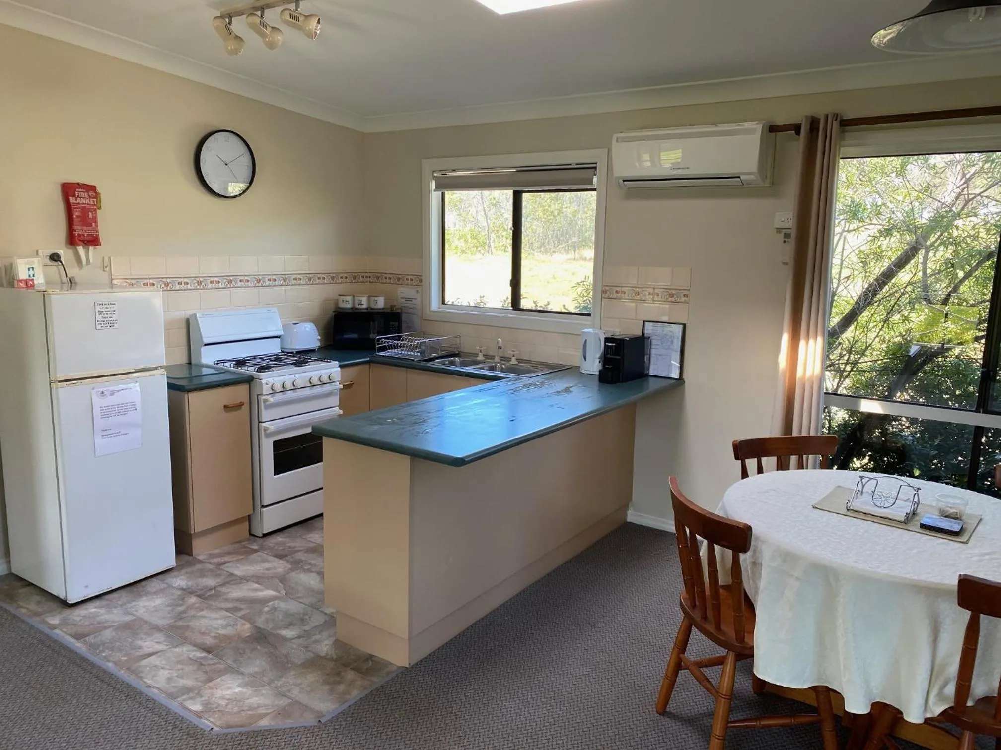 Kitchen/Kitchenette in Twin Trees Country Cottages