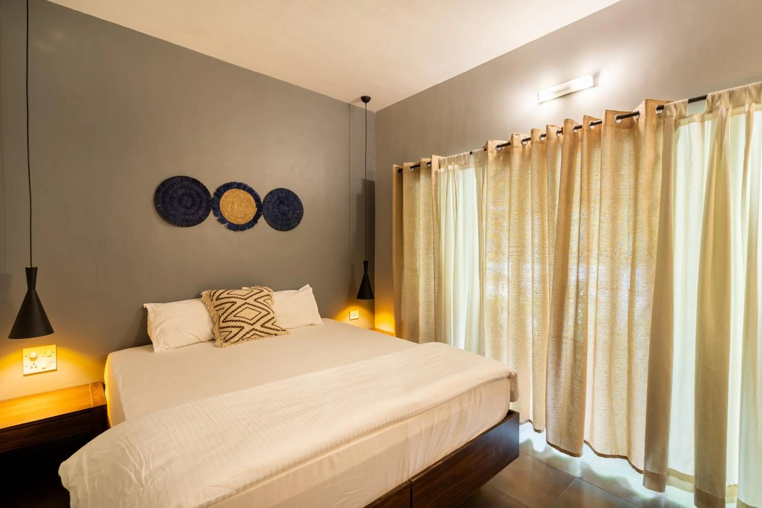 Photo of the whole room, Bed in The Banyan Soul