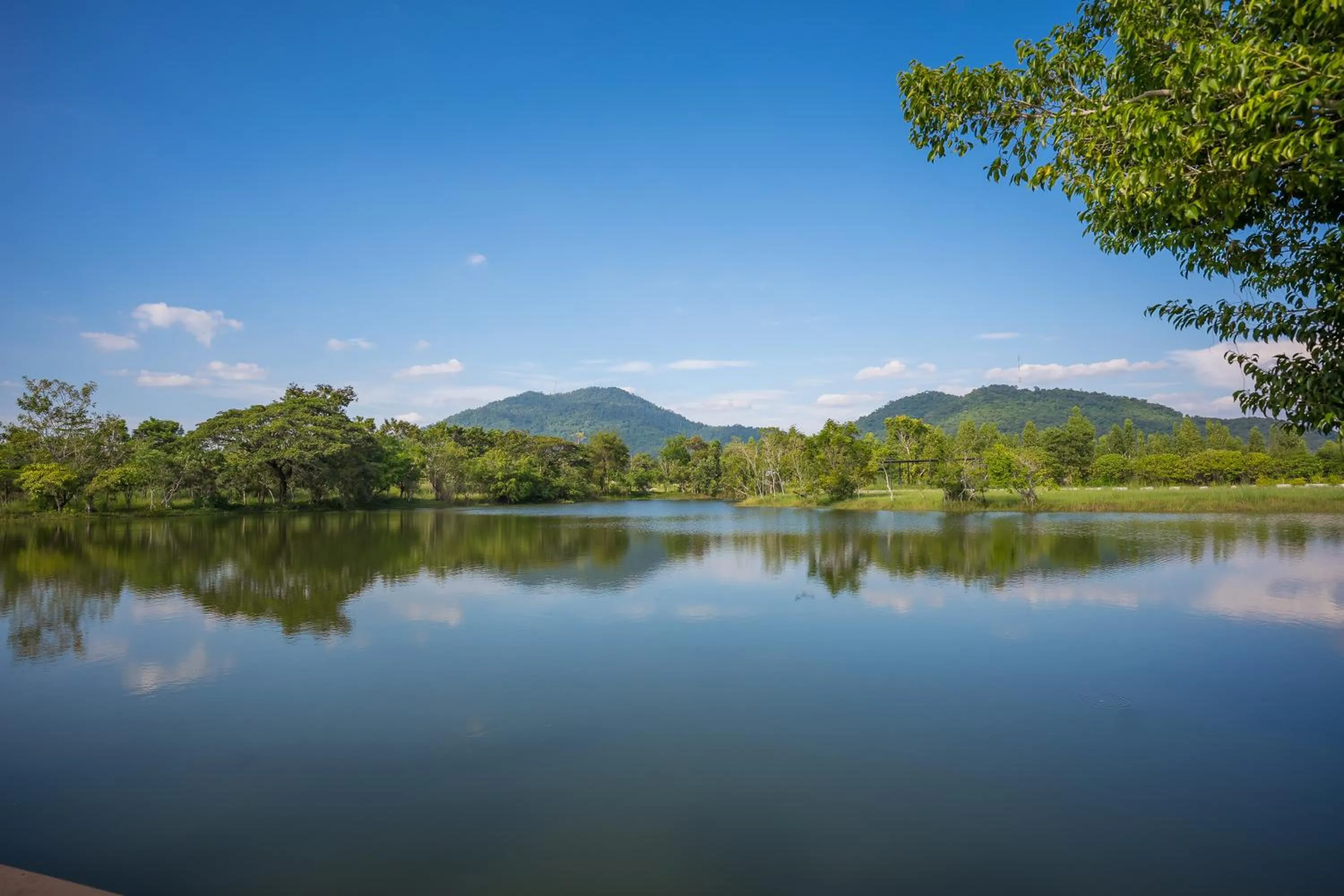 Lake view in Tamnanpar Resort