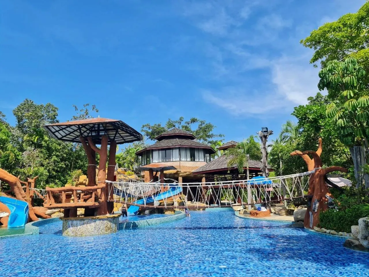 Aqua park in Tamnanpar Resort