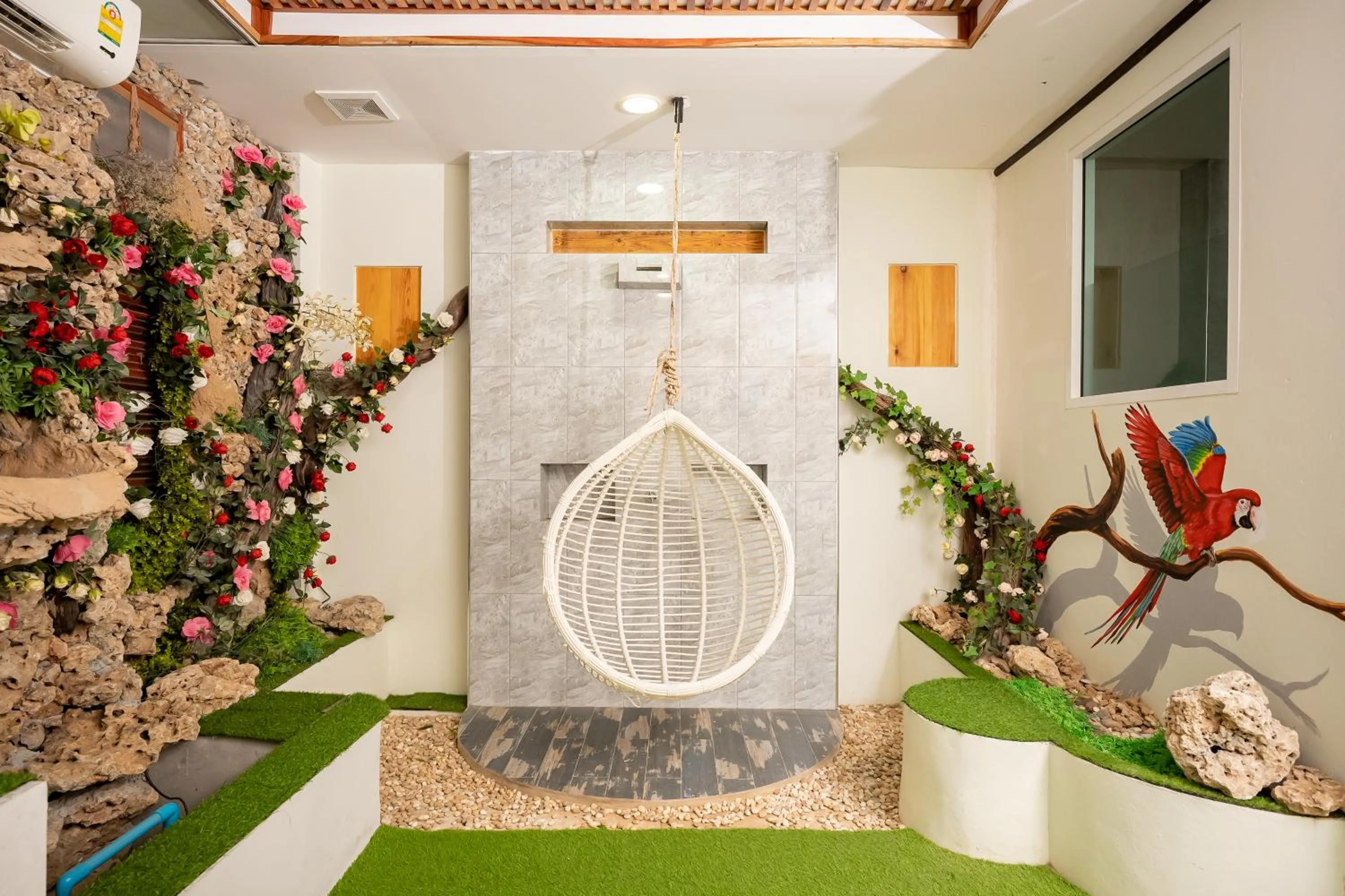 Seating area in Tamnanpar Resort