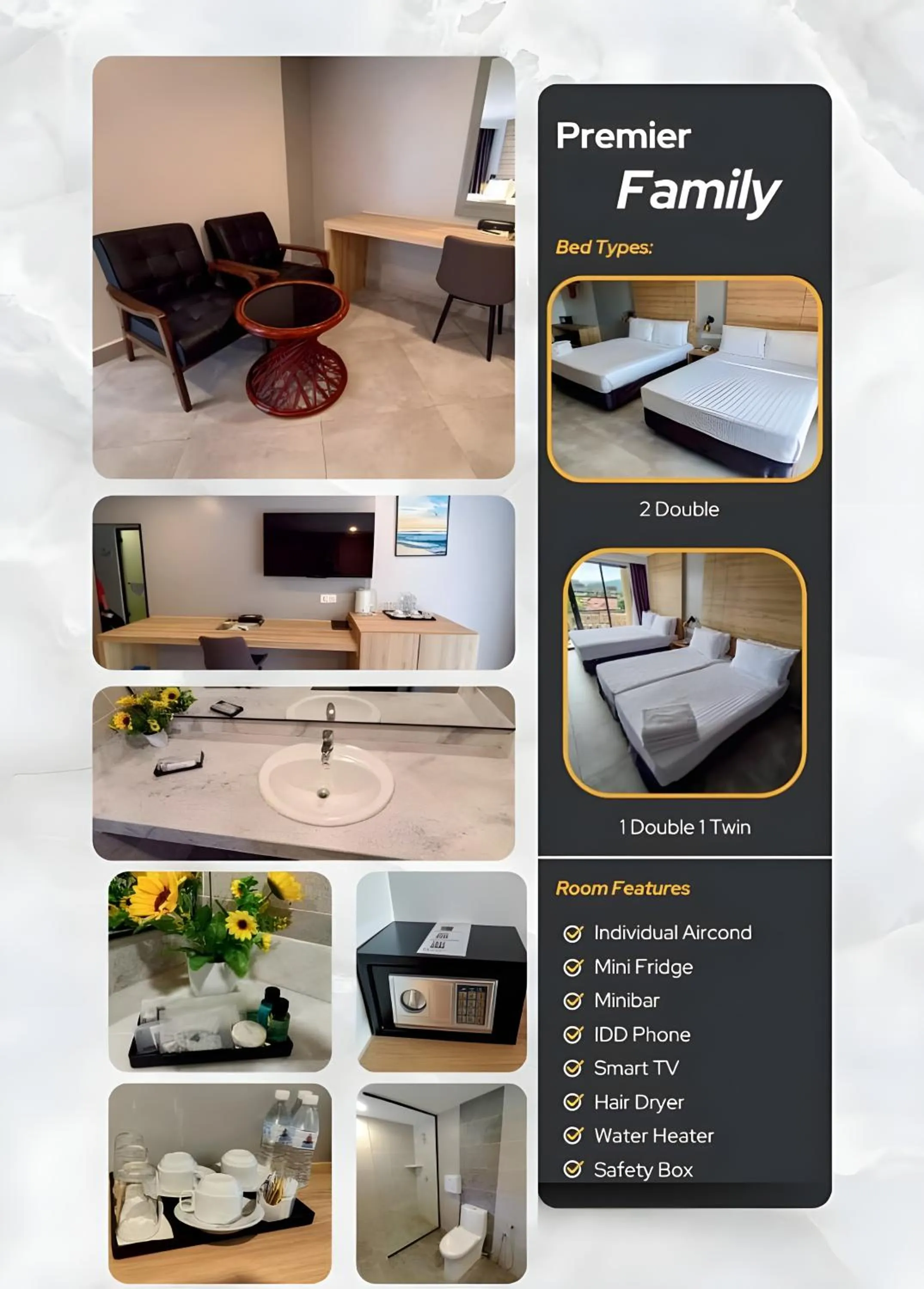 Text overlay in Coral Bay Resort