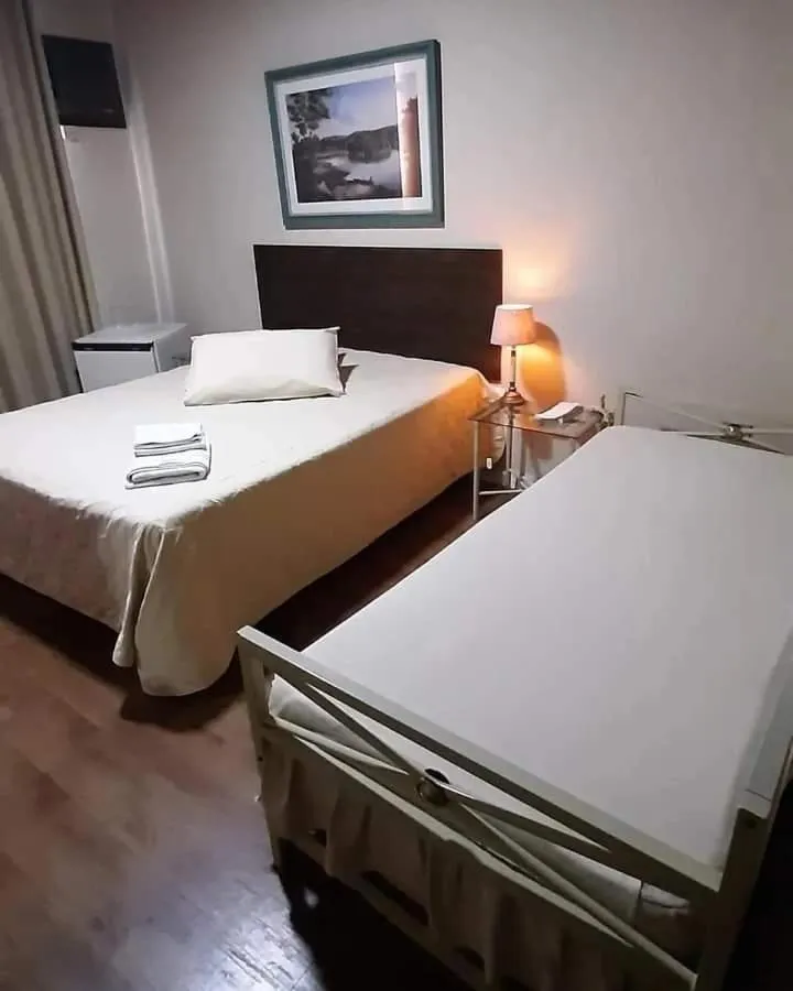 Bathroom, Bed in Skalla Hotel Nova Odessa